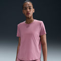 Nike One Classic Women's Dri-FIT Shirt - Pink (1)