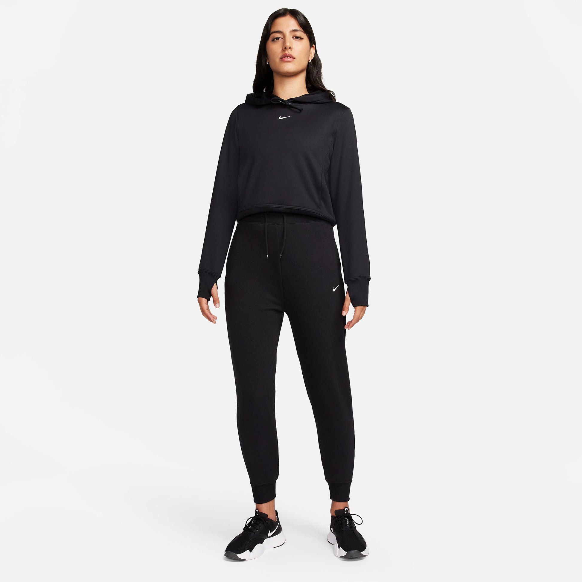 Nike One Dri-FIT Women's Jogger Pants Black (6)