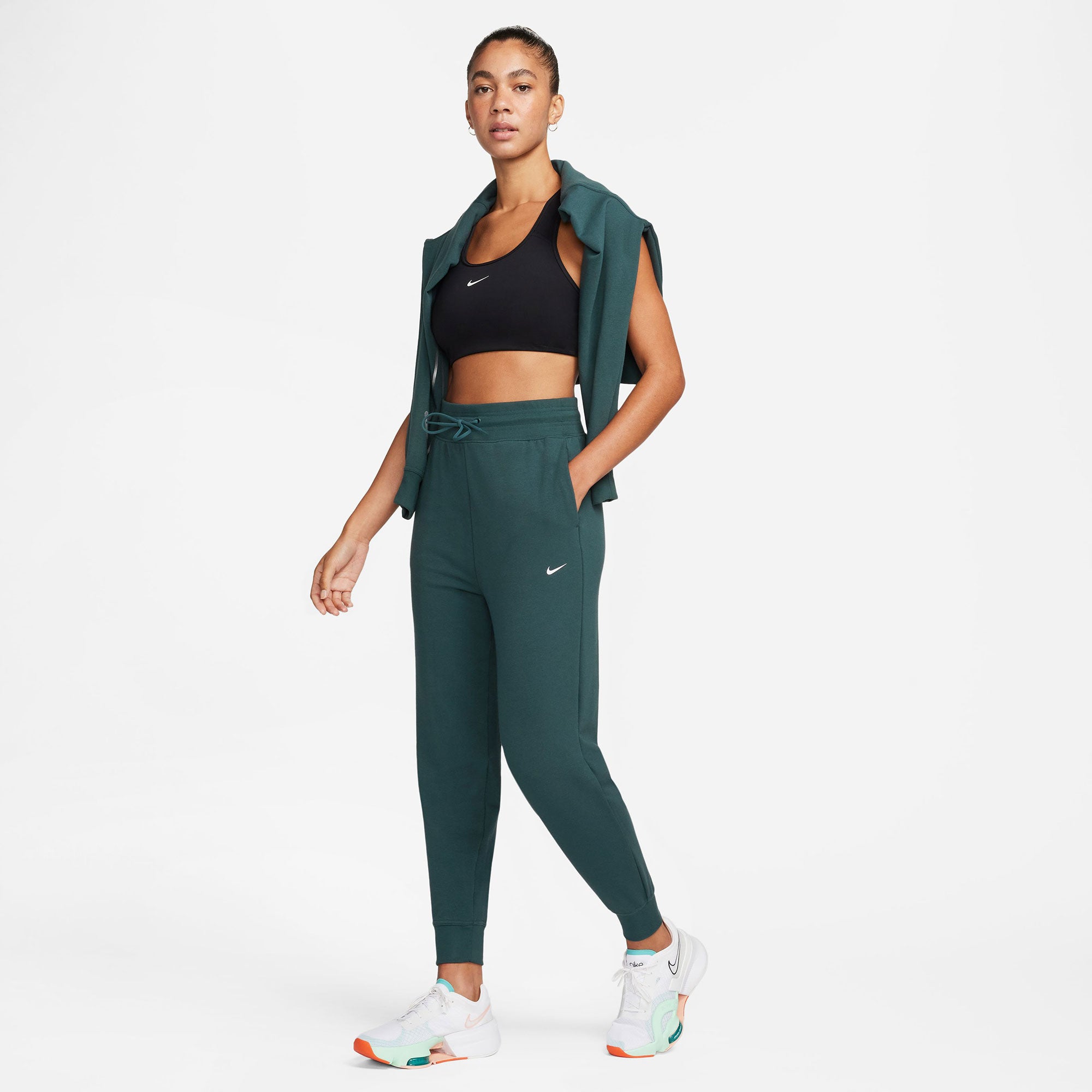 Nike One Dri-FIT Women's Jogger Pants Green (5)