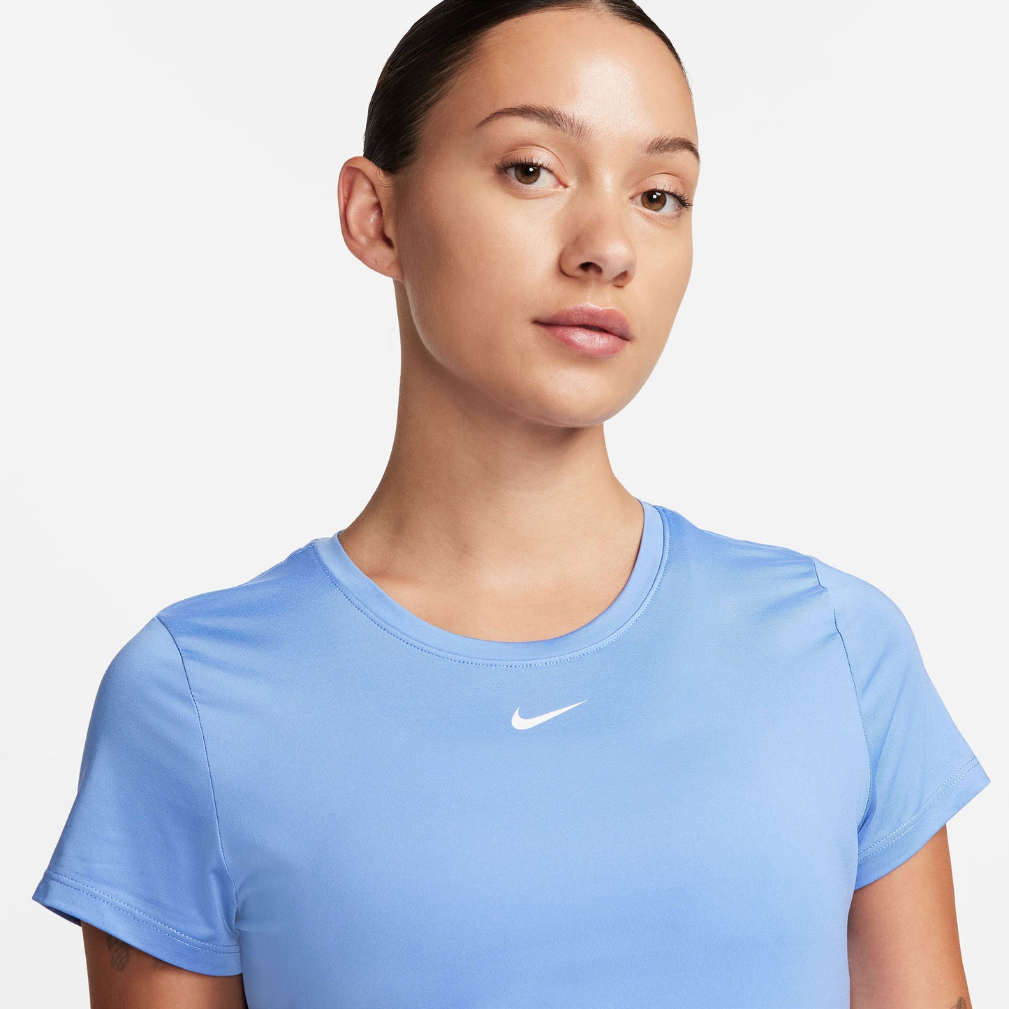 Nike One Dri-FIT Women's Slim Top Blue (3)