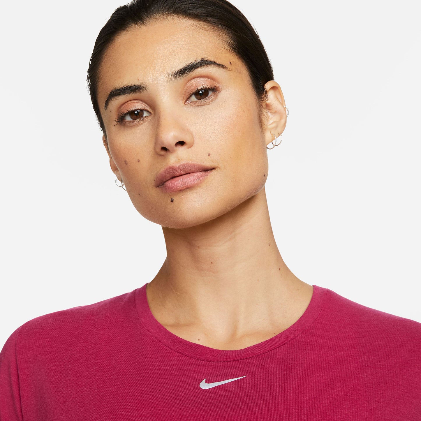 Nike One Luxe Dri-FIT Women's Standard Fit Shirt Red (3)