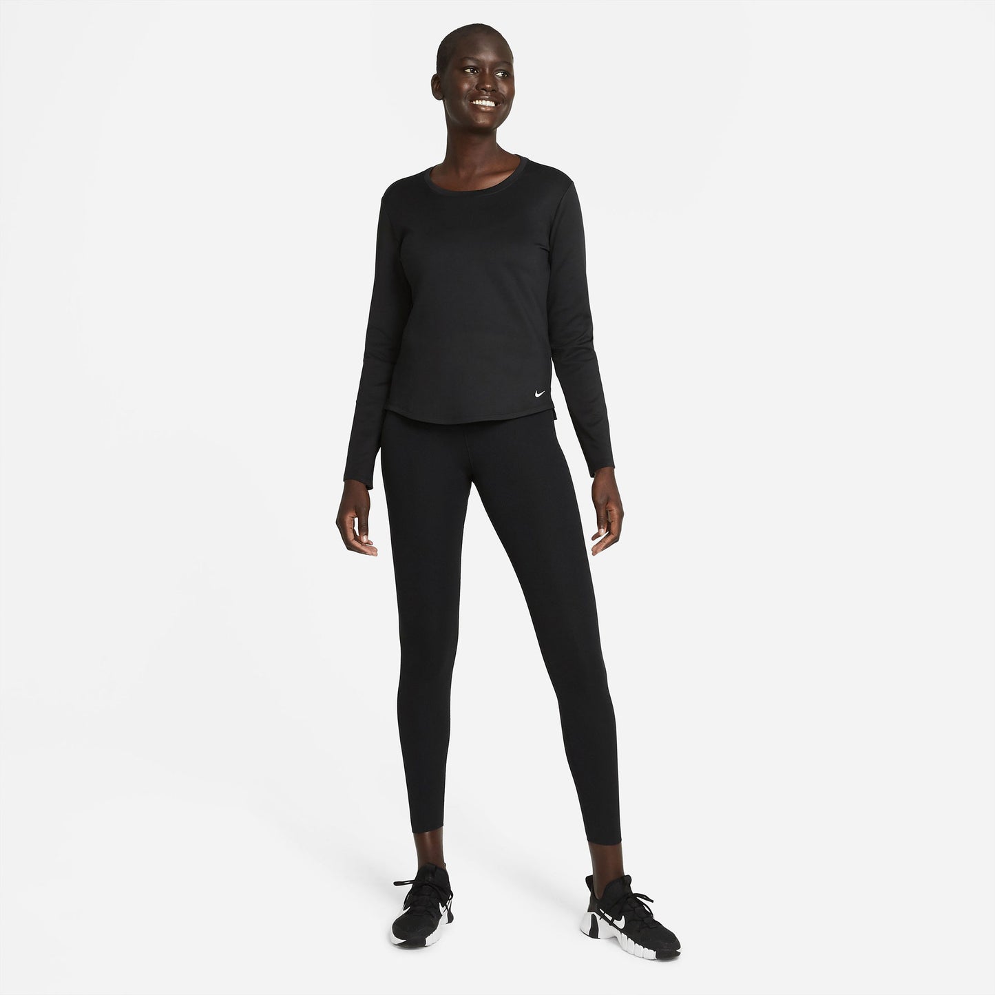 Nike One Therma-FIT Women's Long-Sleeve Top Black (5)