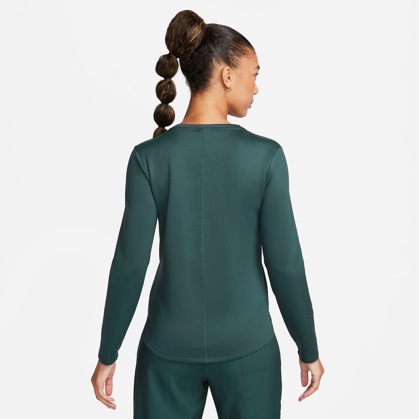 Nike One Therma-FIT Women's Long-Sleeve Top Green (2)