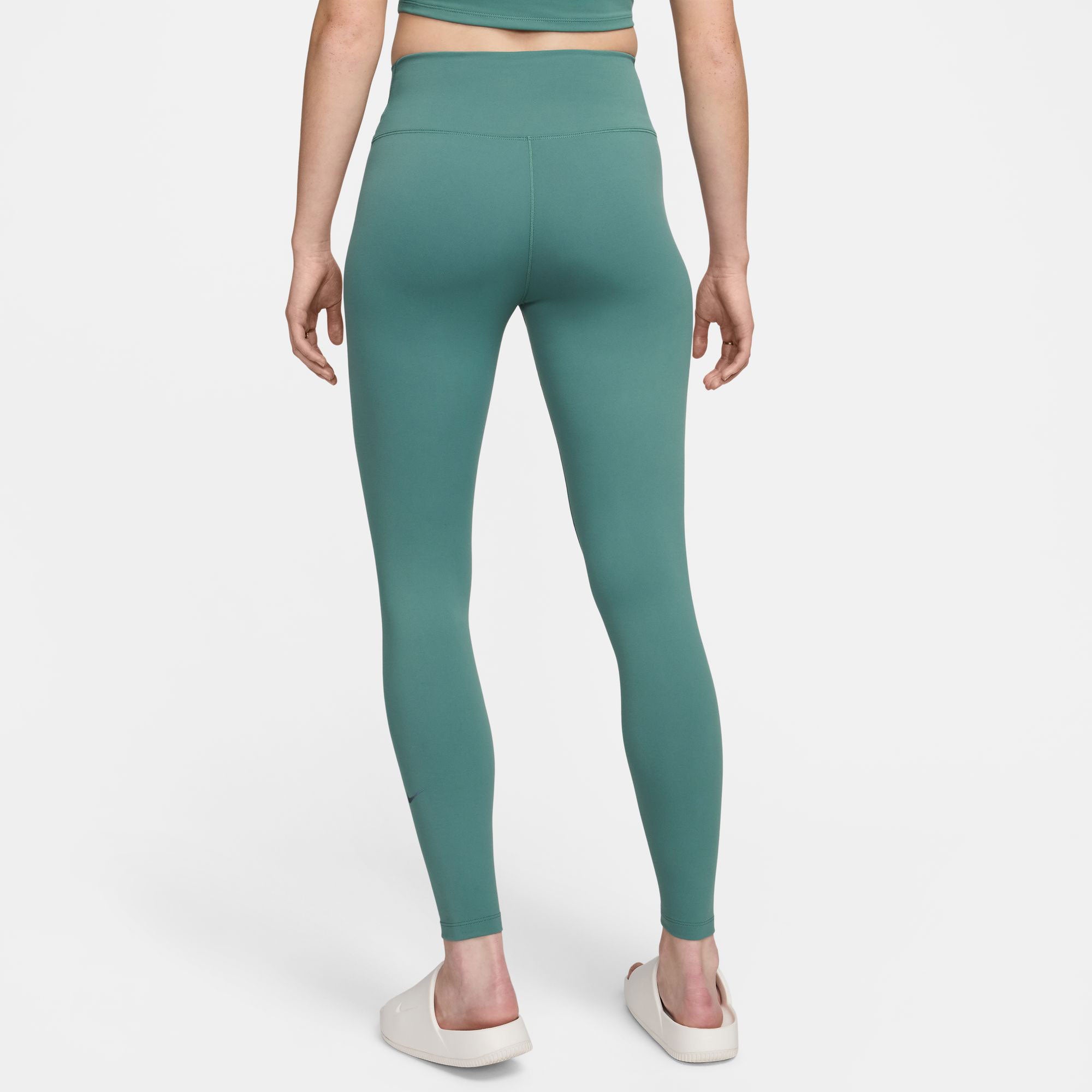 Nike One Women's Dri-FIT High-Waisted Leggings - Green (2)
