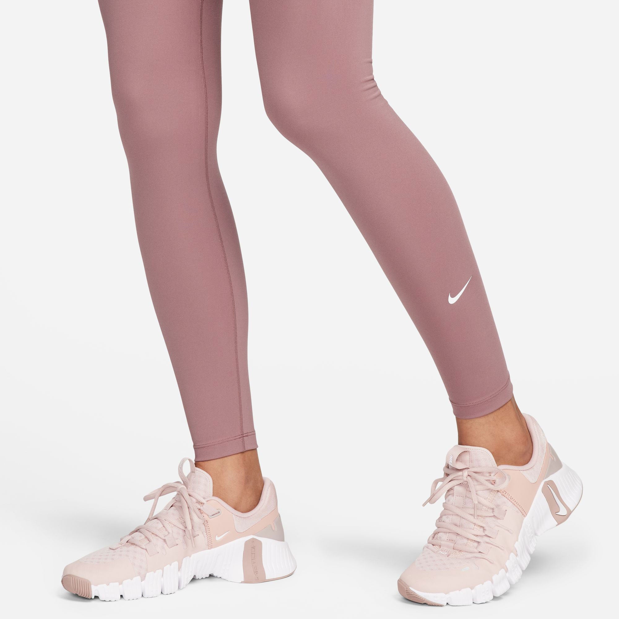 Nike One Women's Dri-FIT Mid-Rise Leggings - Brown (5)