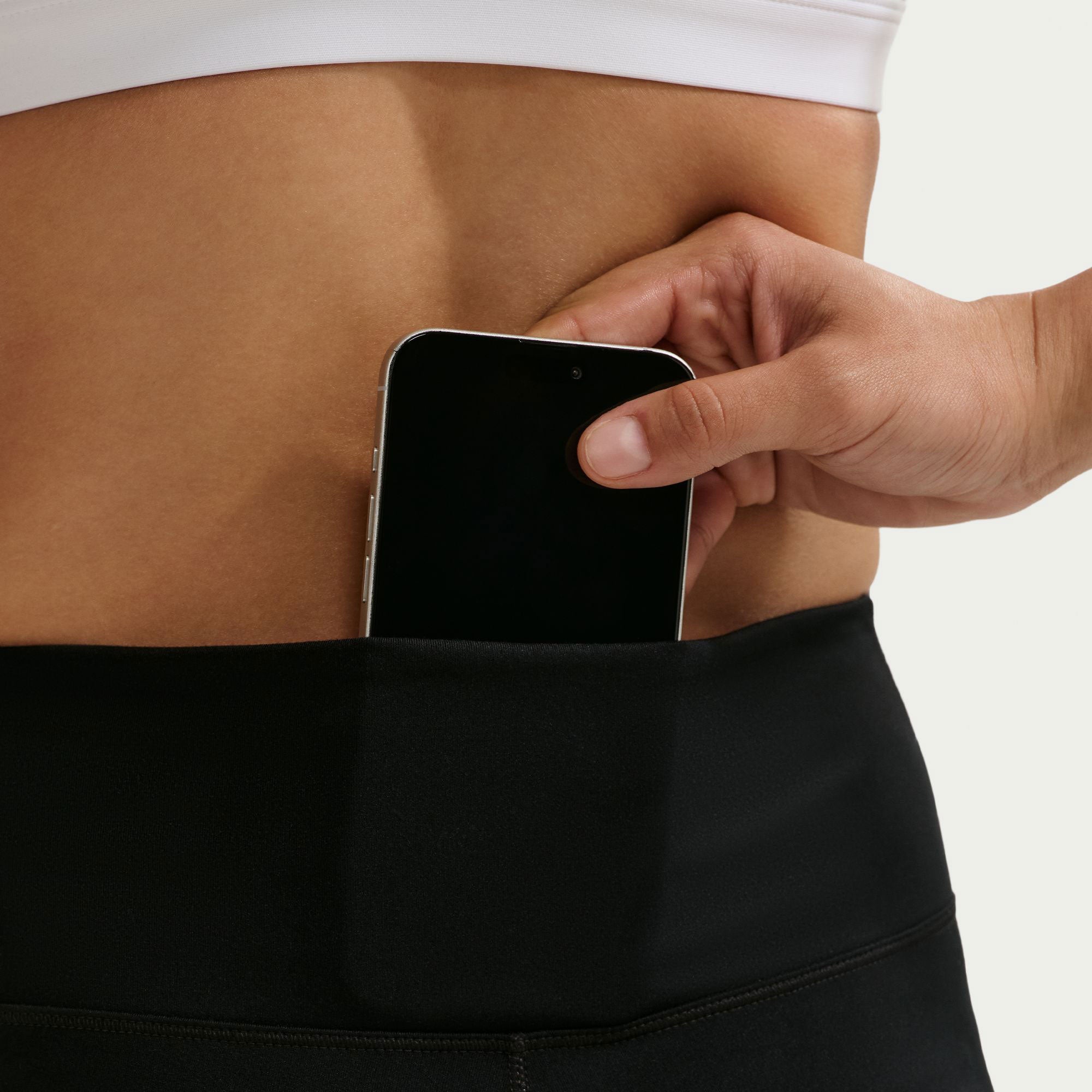 Nike One Women's Seamless High-Waisted Leggings - Black (6)