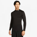 Nike Pro Men's Dri-FIT Mock-Neck Long-Sleeve Training Shirt - Black (1)