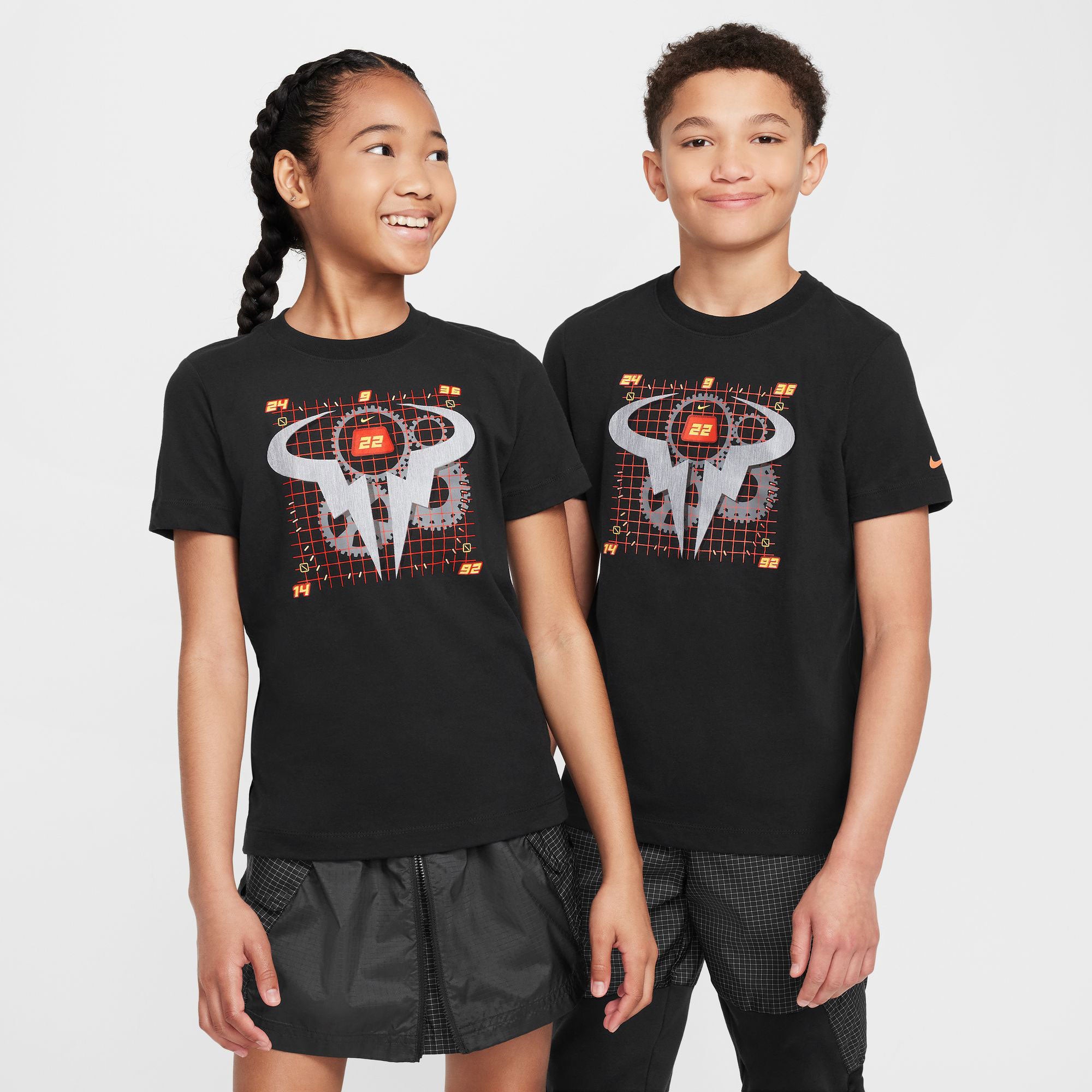 Nike Rafa Boys' Dri-FIT Tennis T-Shirt - Black (1)