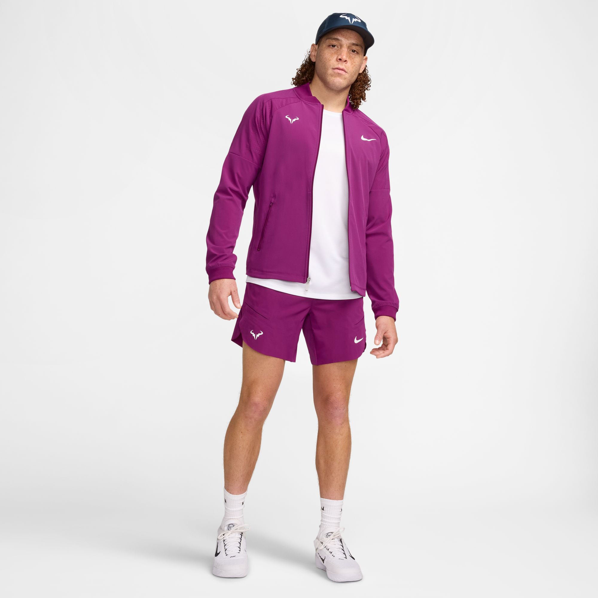 Nike Rafa Men's Dri-FIT ADV 7-Inch Tennis Shorts - Purple (8)