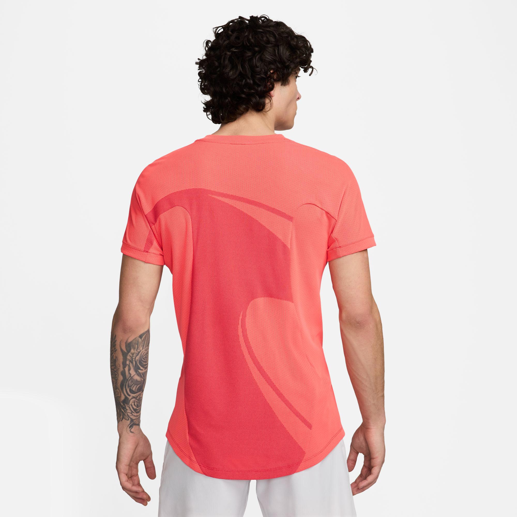 Nike Rafa Men's Dri-FIT ADV Tennis Shirt - Red (2)