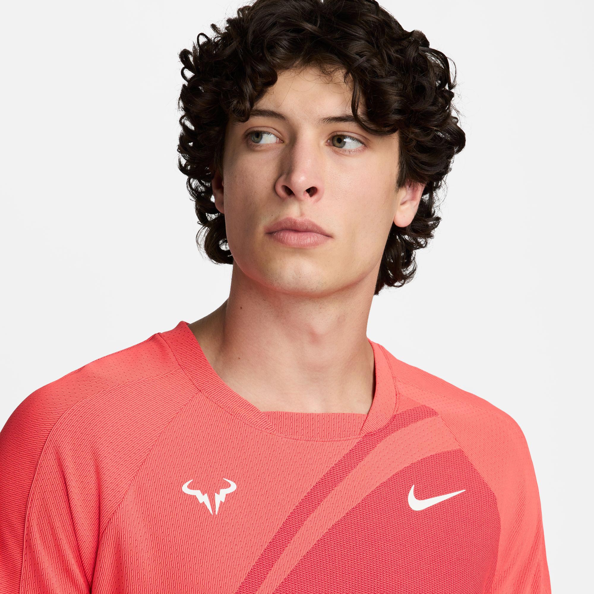 Nike Rafa Men's Dri-FIT ADV Tennis Shirt - Red (3)