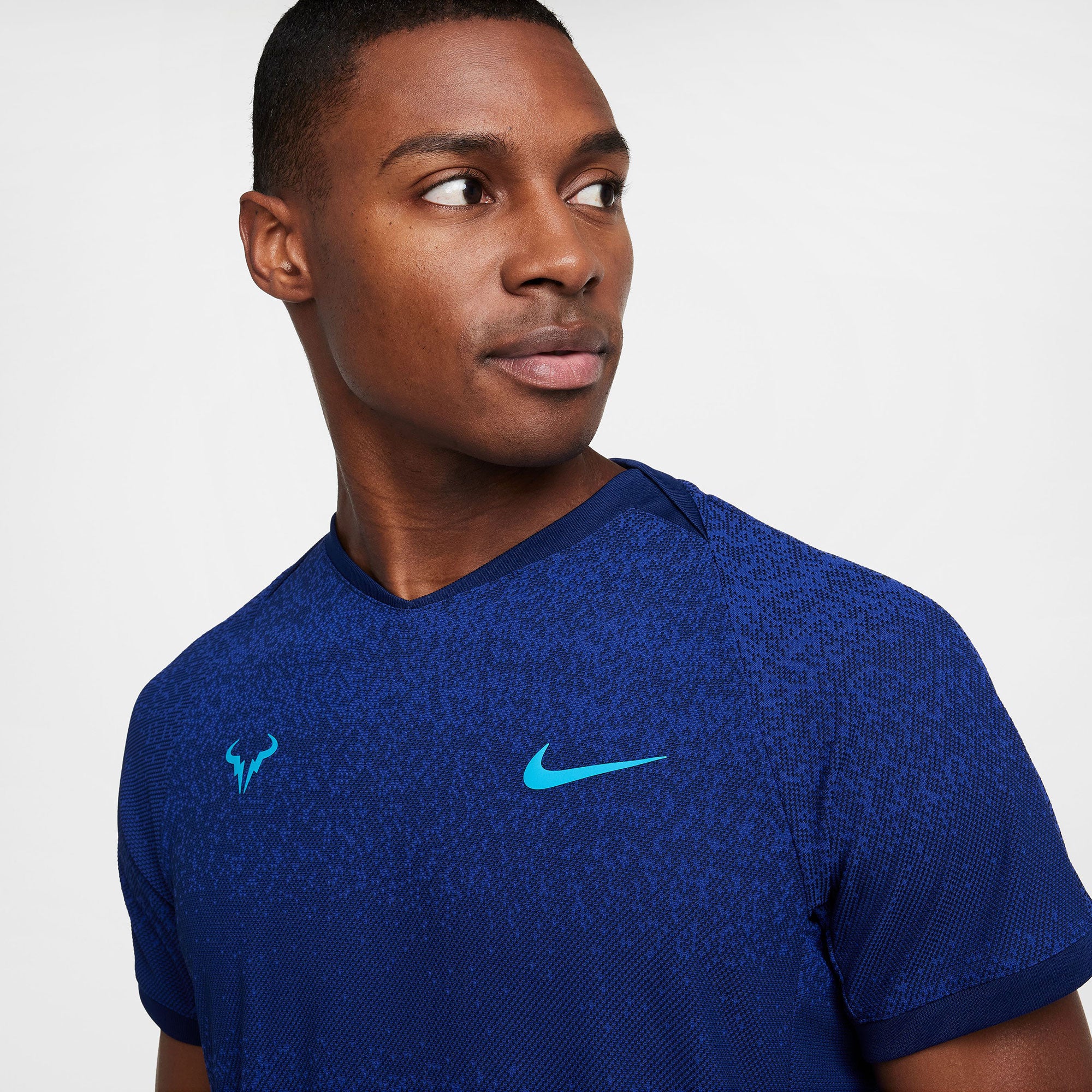 Nike Rafa Men's Dri-FIT ADV Tennis Shirt - Blue (3)