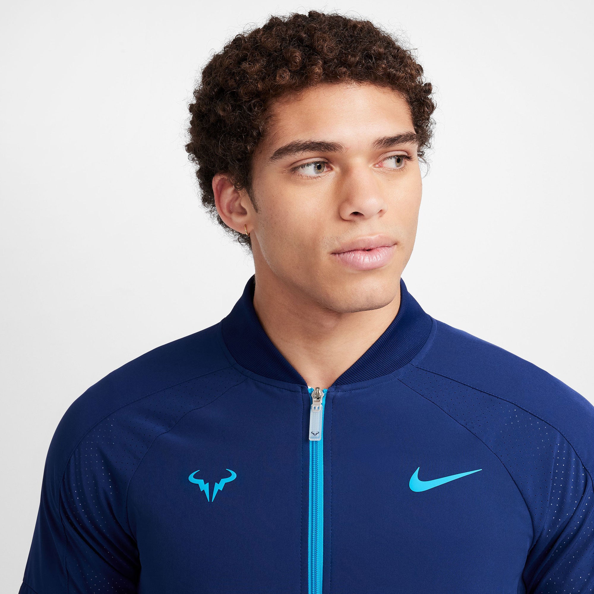 Nike Rafa Men's Dri-FIT Tennis Jacket - Blue | Tennis Only