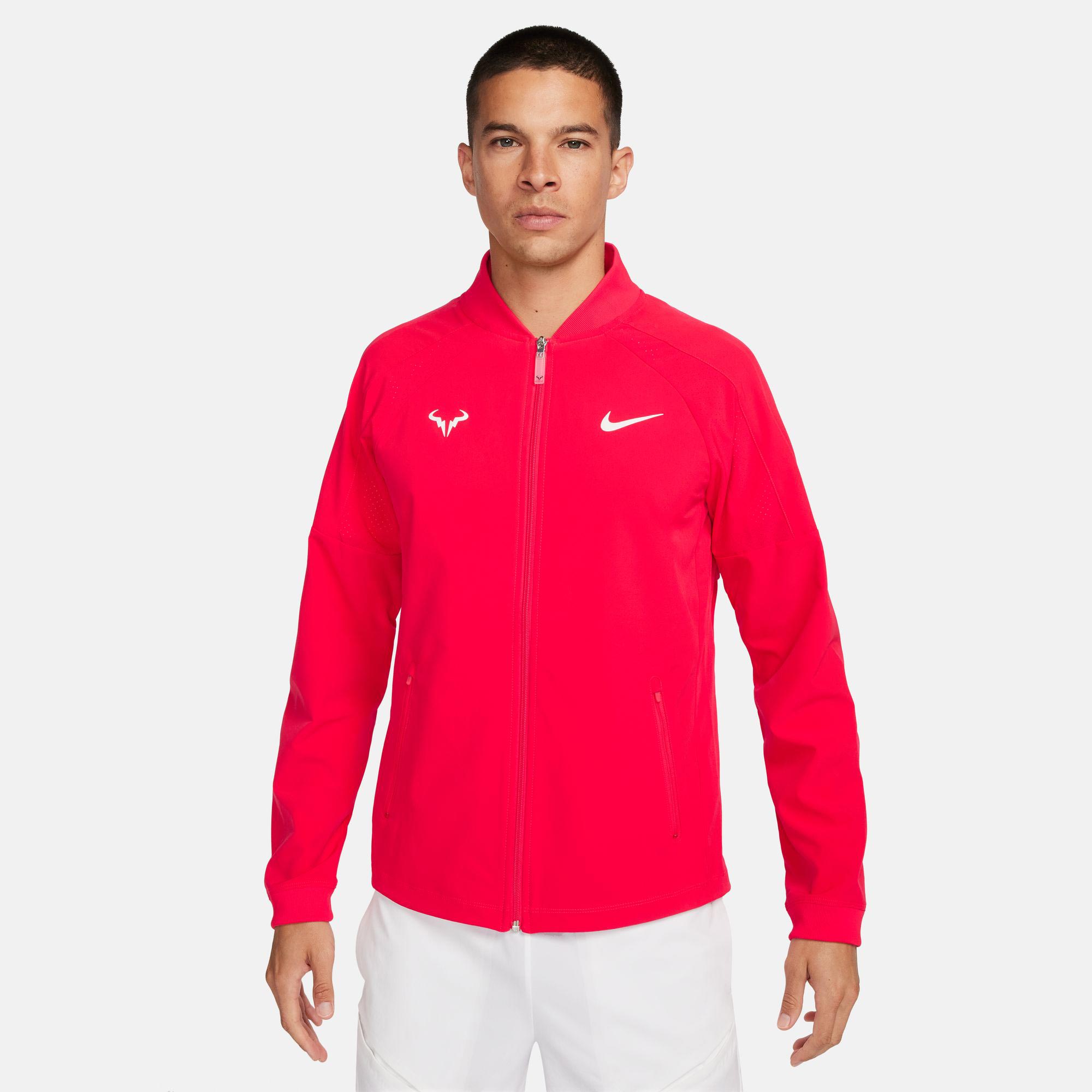 Nike Rafa Men's Dri-FIT Tennis Jacket - Red (1)