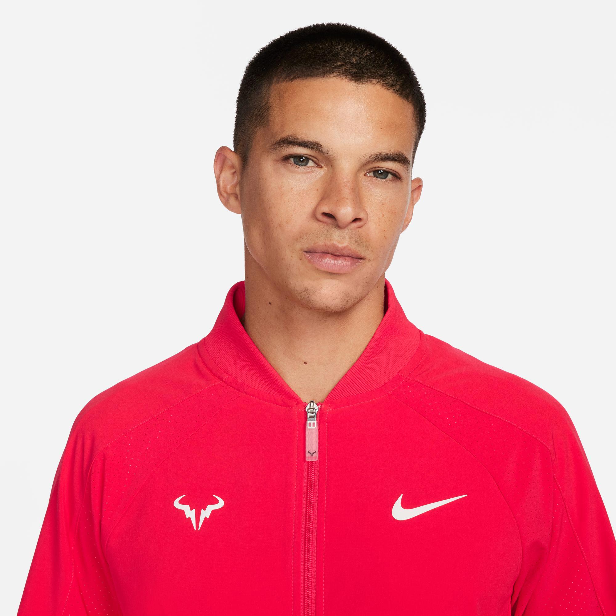 Nike Rafa Men's Dri-FIT Tennis Jacket - Red (3)