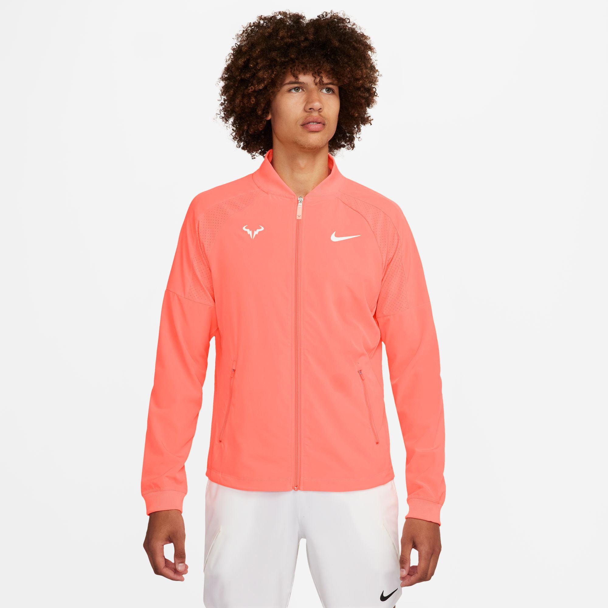 Nike Rafa Men's Dri-FIT Tennis Jacket - Orange (1)
