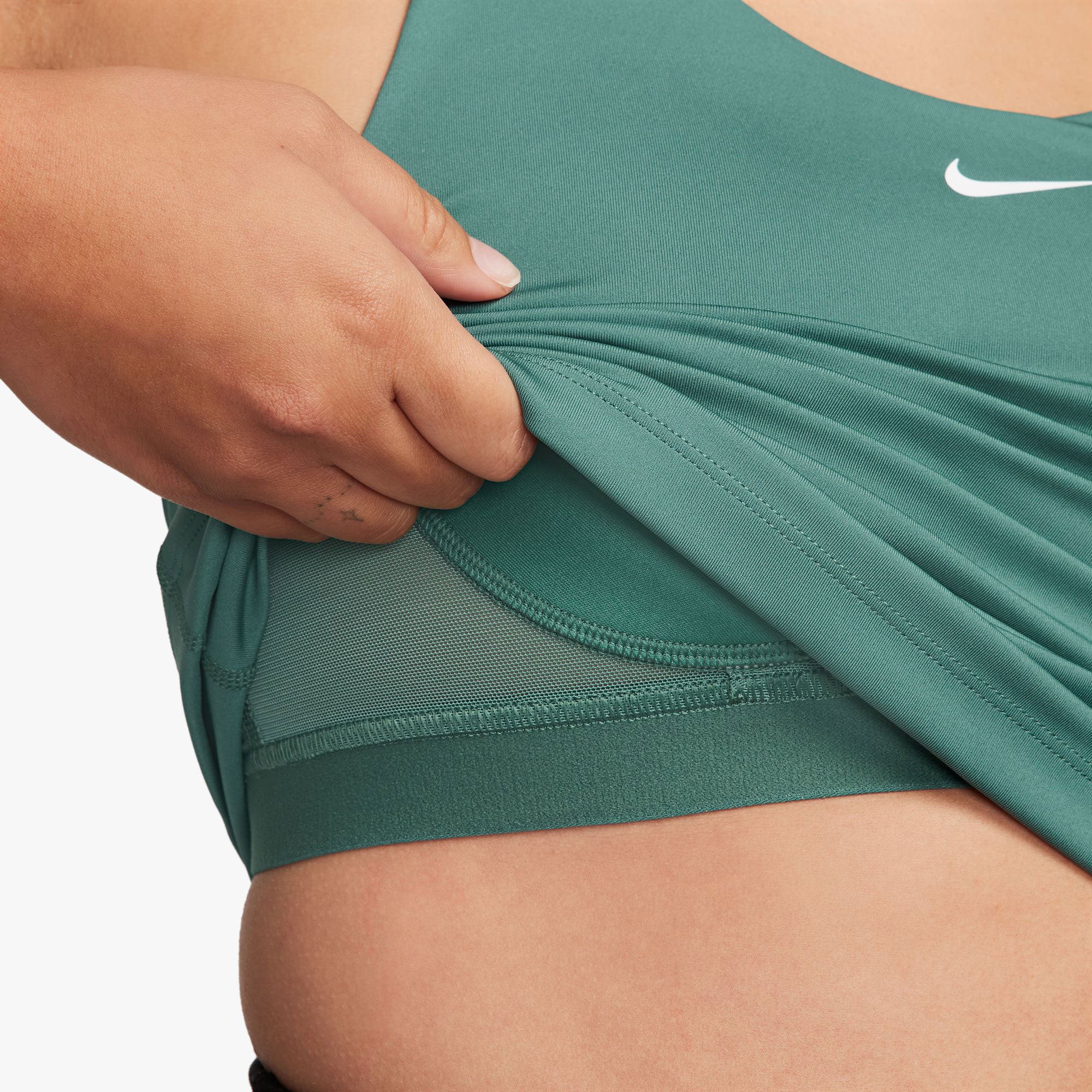 Nike Swoosh Women's Dri-FIT Bra Tank - Green (3)