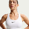 Nike Swoosh Women's Medium-Support Padded Sports Bra - White (1)