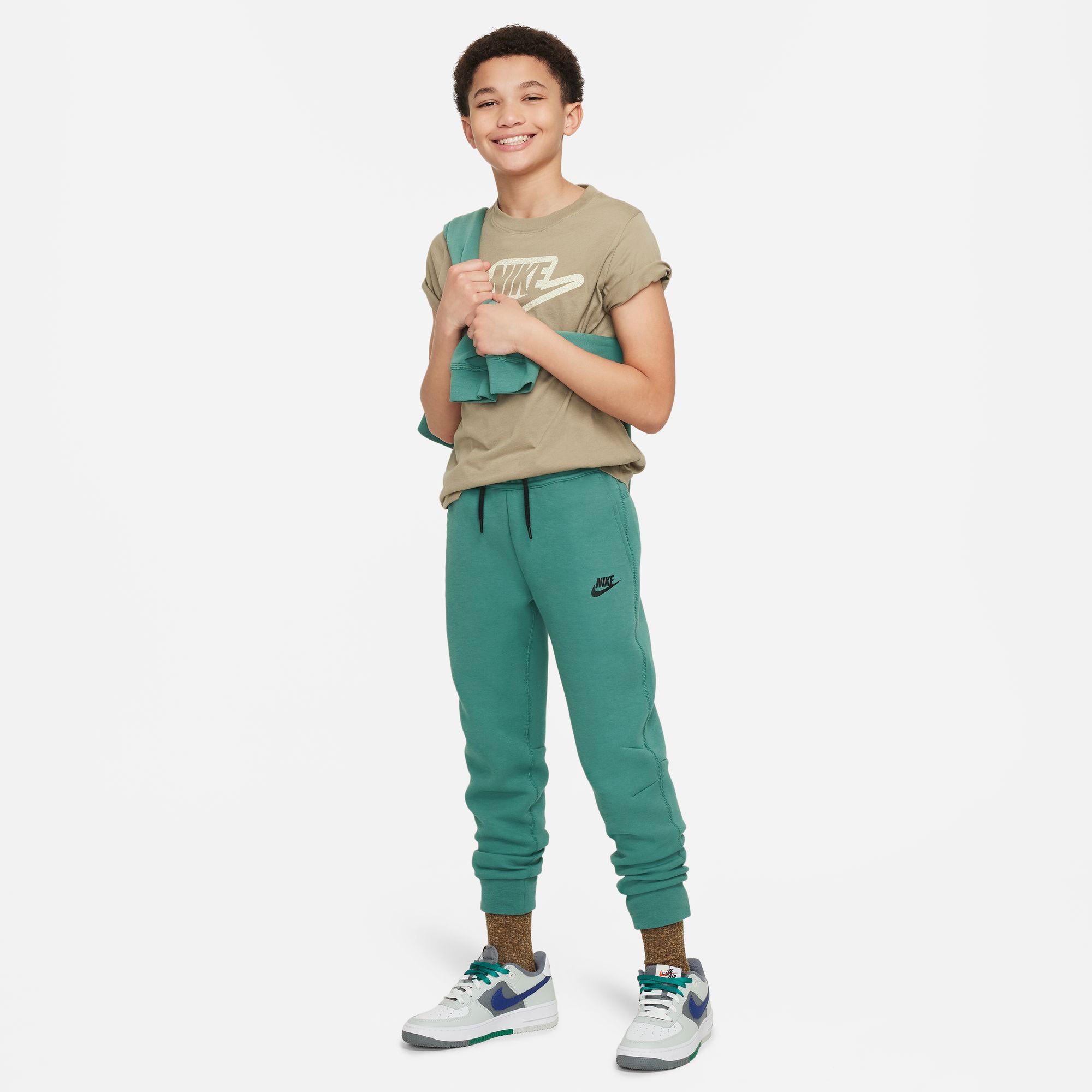 Nike Tech Fleece Boys' Pants - Green (6)