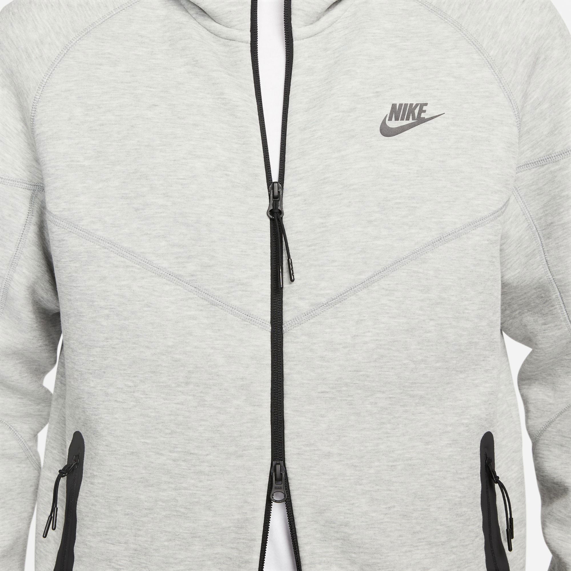 Nike Tech Fleece Men s Full Zip Hoodie Grey Tennis Only