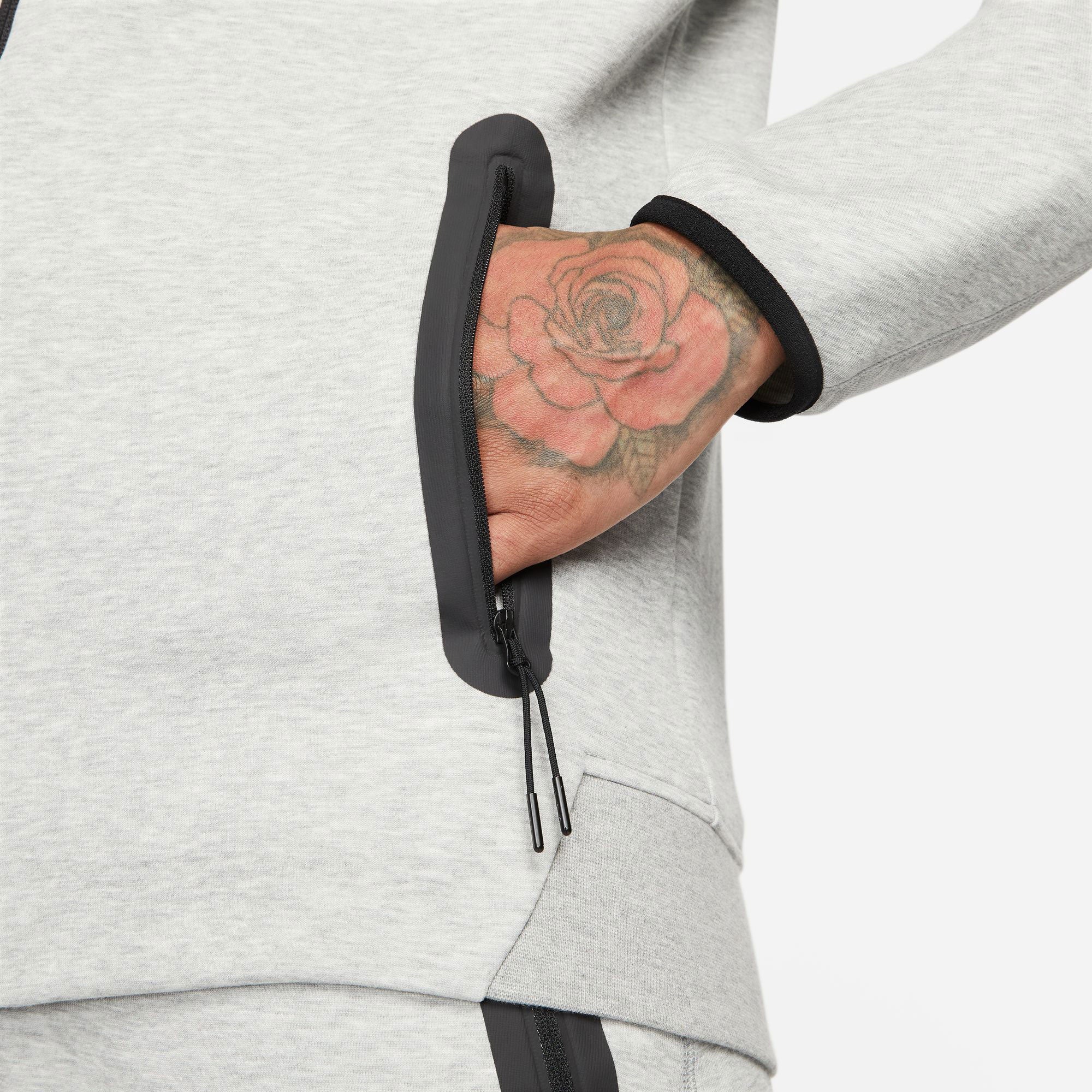 Nike Tech Fleece Men's Full-Zip Hoodie Grey (4)
