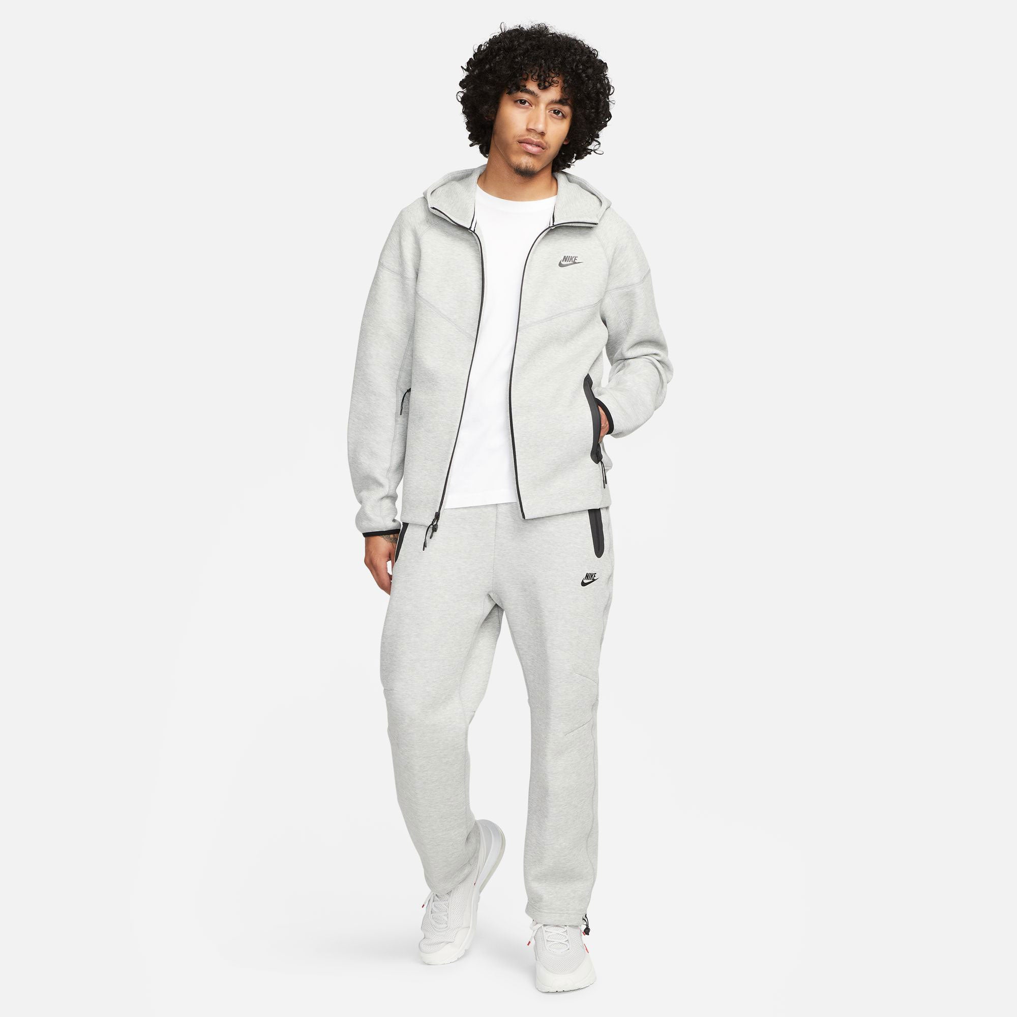 Grey hotsell nike fleece