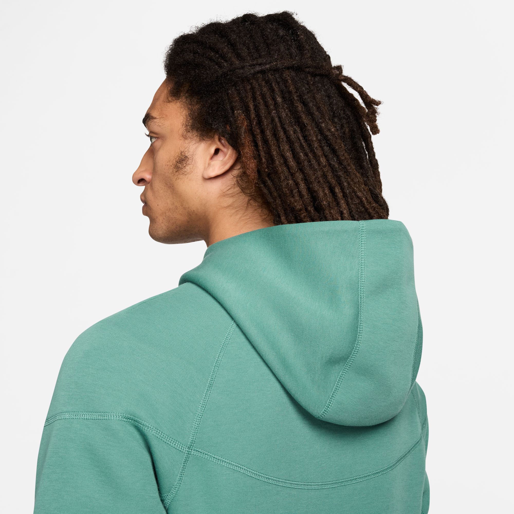 Nike Tech Fleece Men's Full-Zip Hoodie - Green (4)