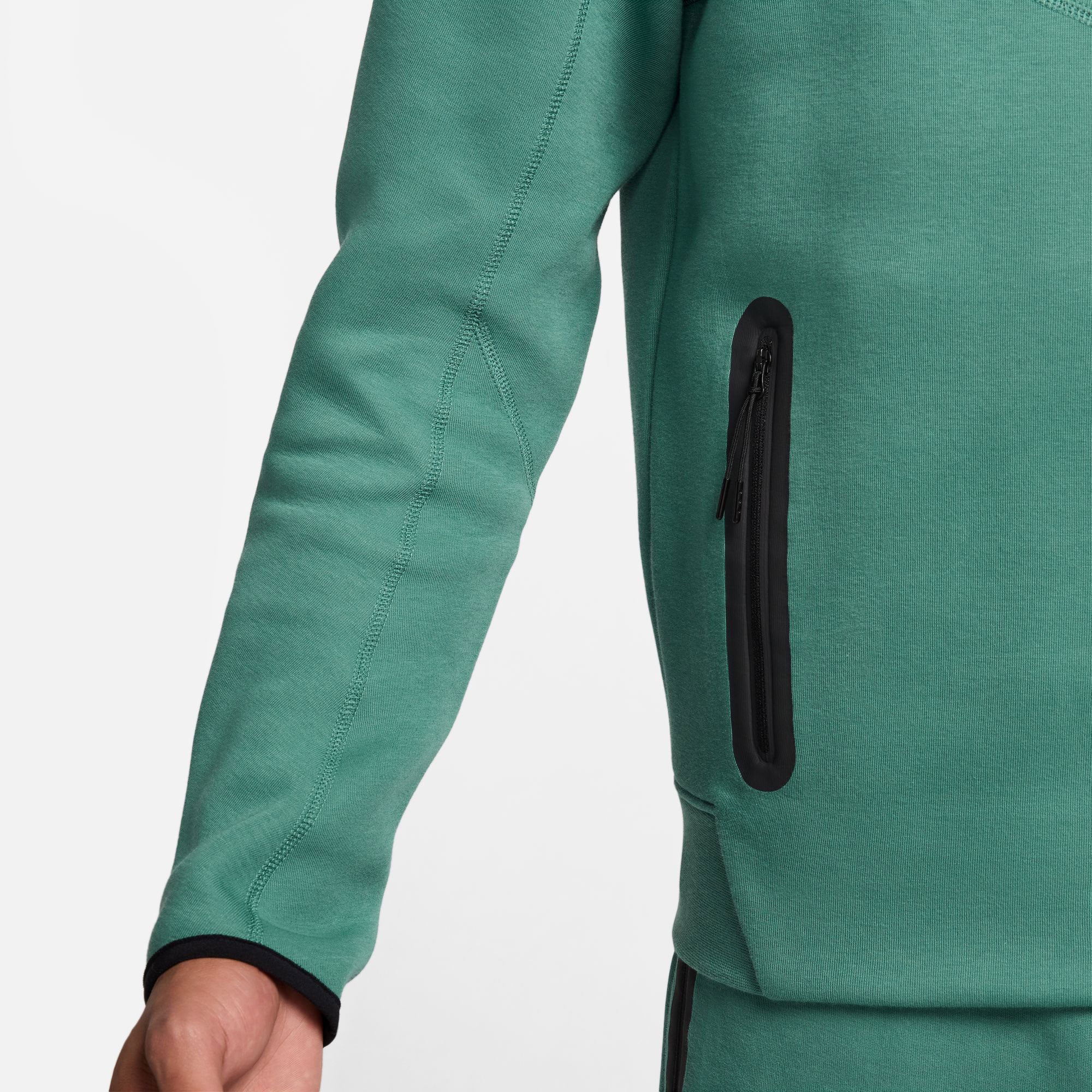 Nike Tech Fleece Men's Full-Zip Hoodie - Green (6)