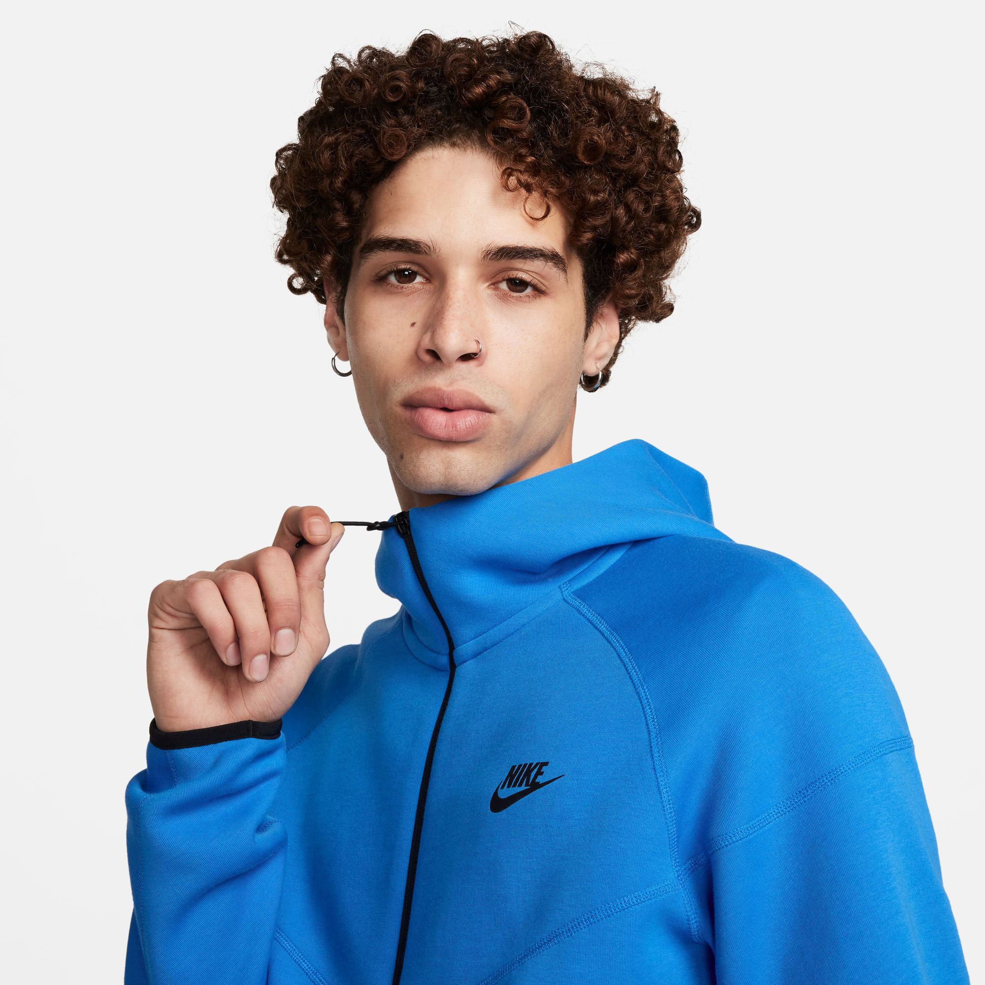 Nike Tech Fleece Men's Full-Zip Hoodie - Blue (3)