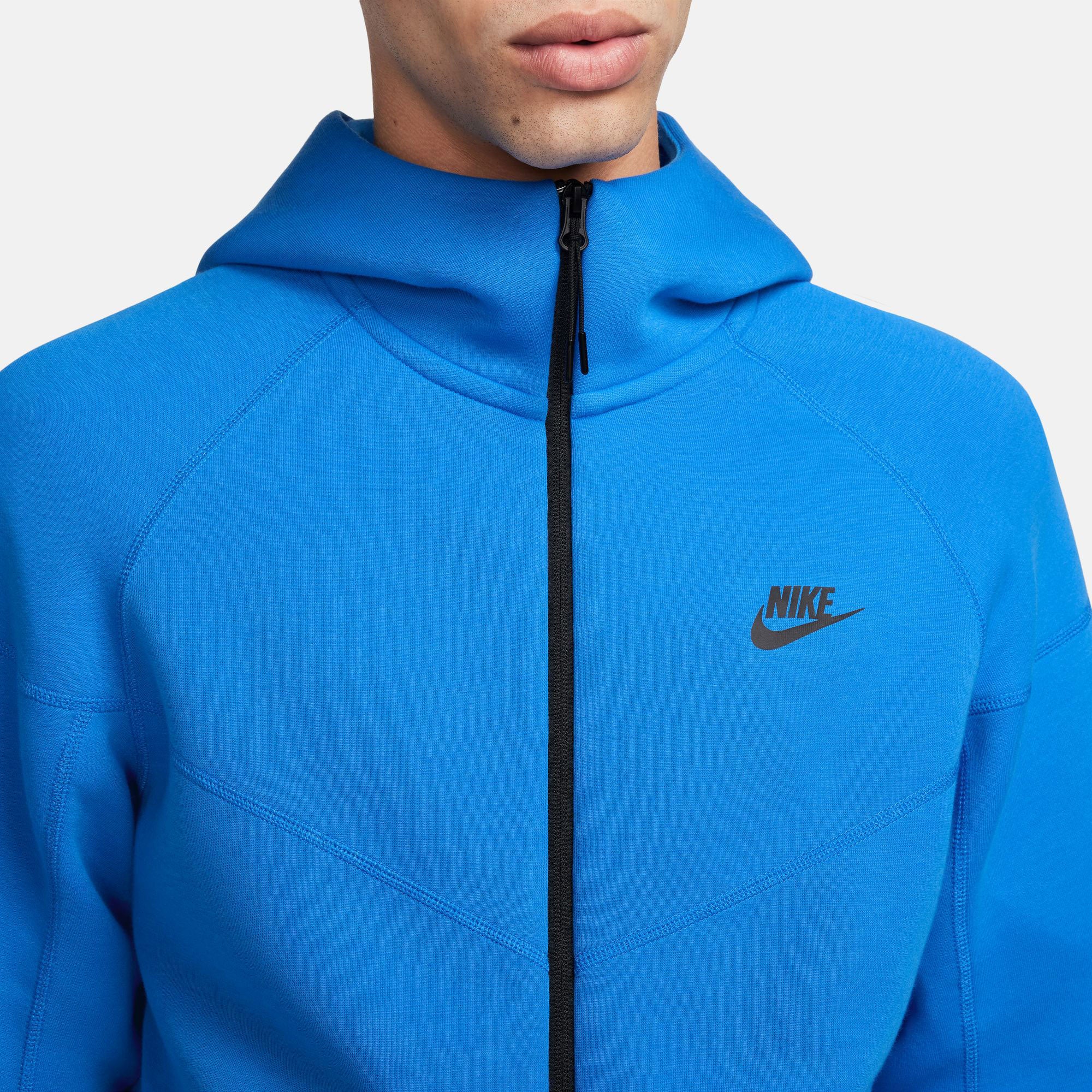 Nike Tech Fleece Men's Full-Zip Hoodie - Blue (4)