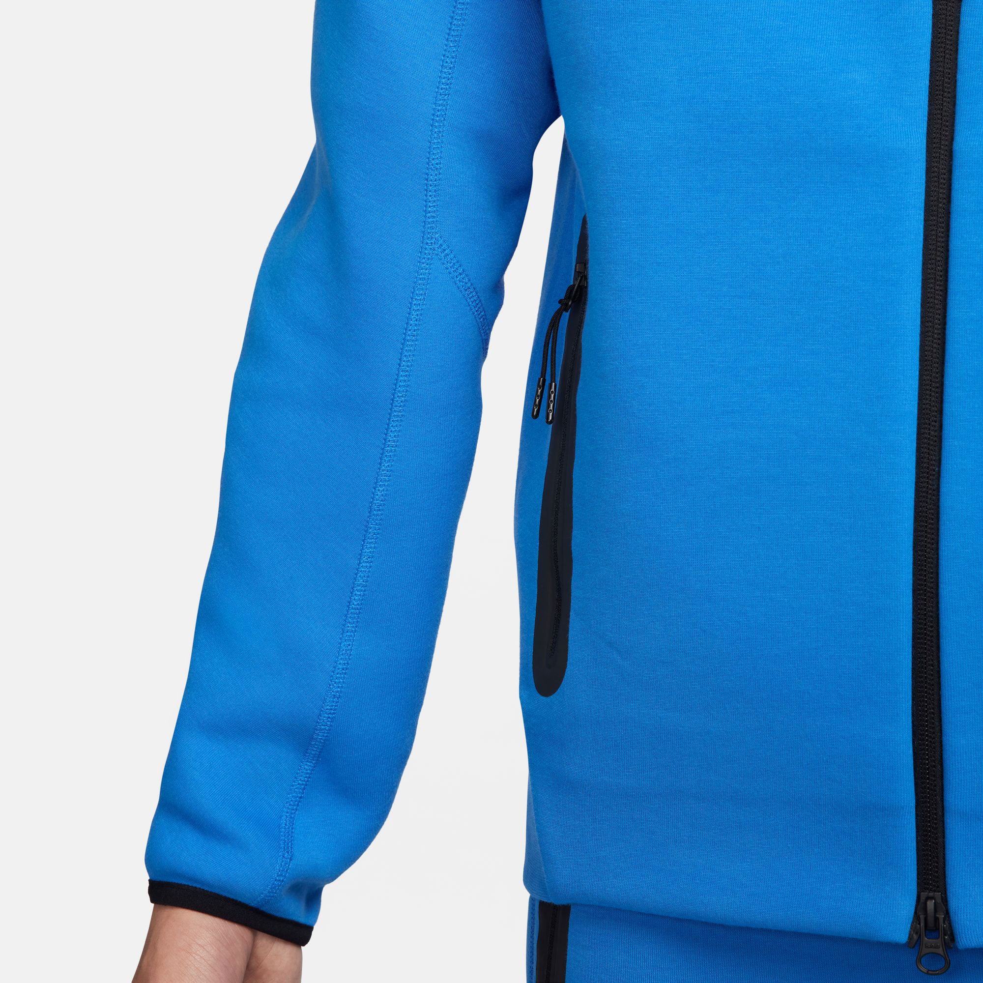 Nike Tech Fleece Men's Full-Zip Hoodie - Blue (5)