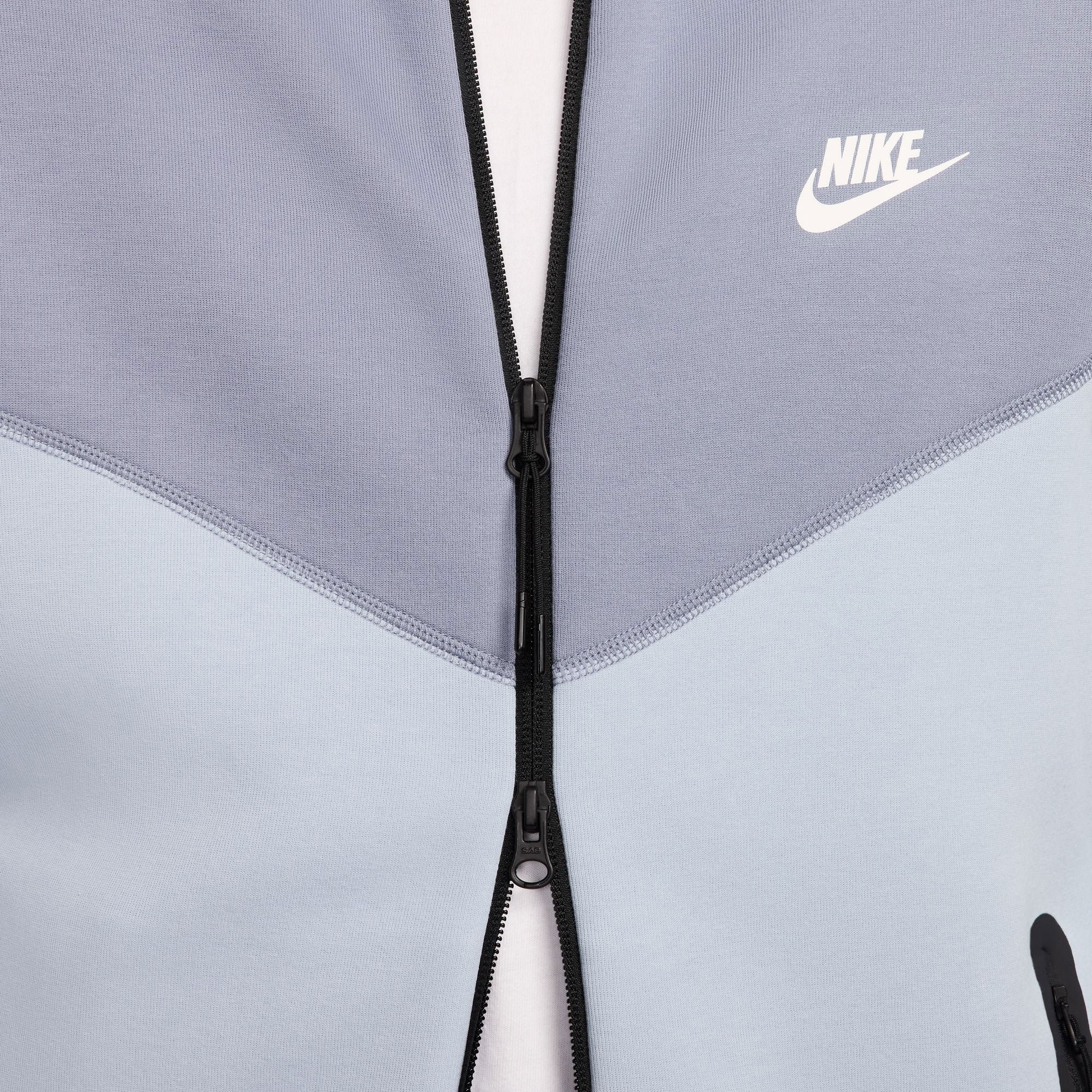 Nike Tech Fleece Men's Full-Zip Hoodie - Blue (5)