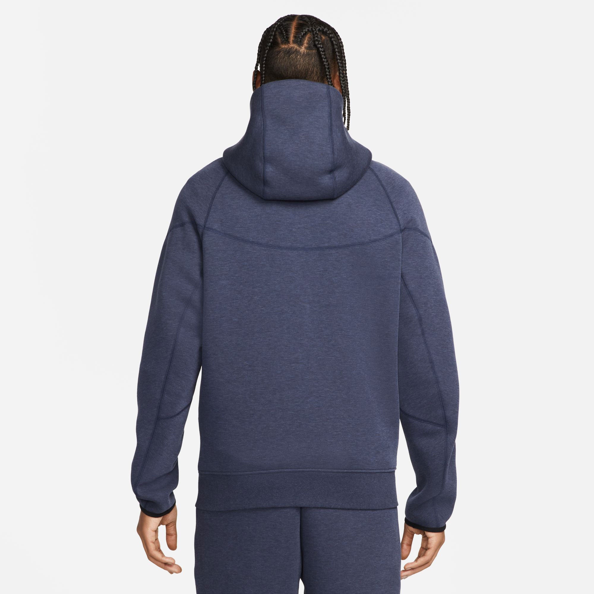 Navy blue nike tech hoodie sale