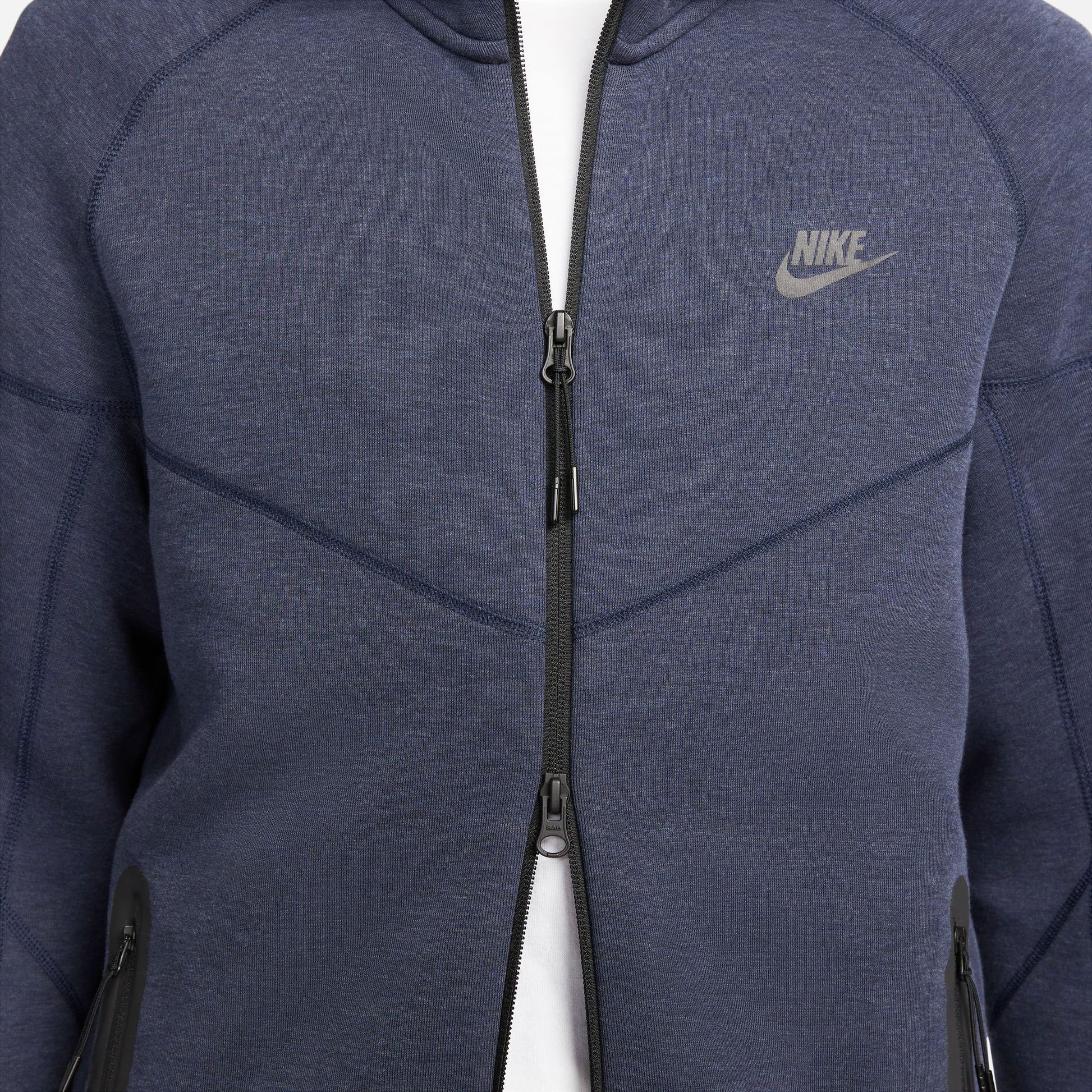 Nike Tech Fleece Men's Full-Zip Hoodie Dark Blue (5)