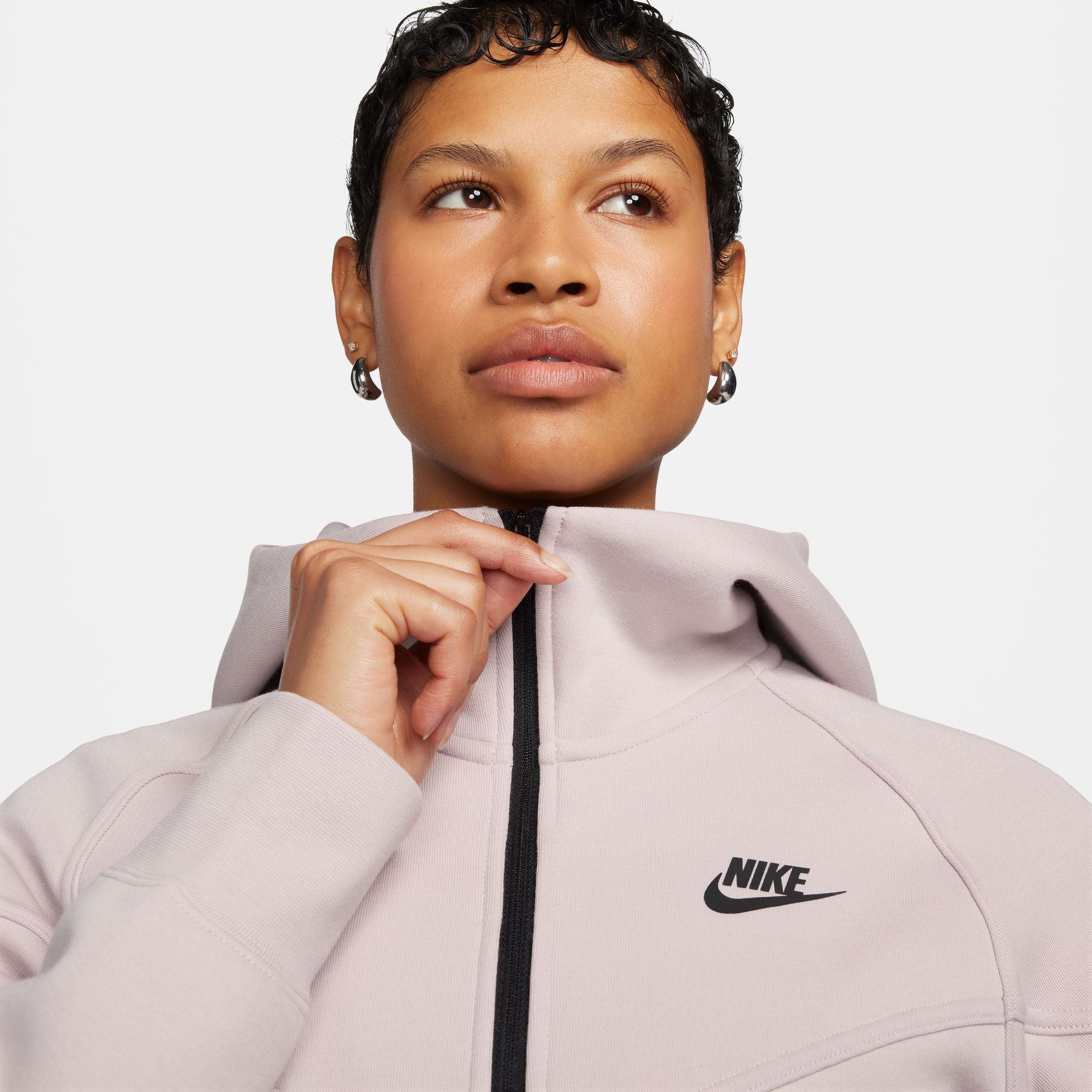 Nike Tech Fleece Women's Full-Zip Hoodie - Grey (3)