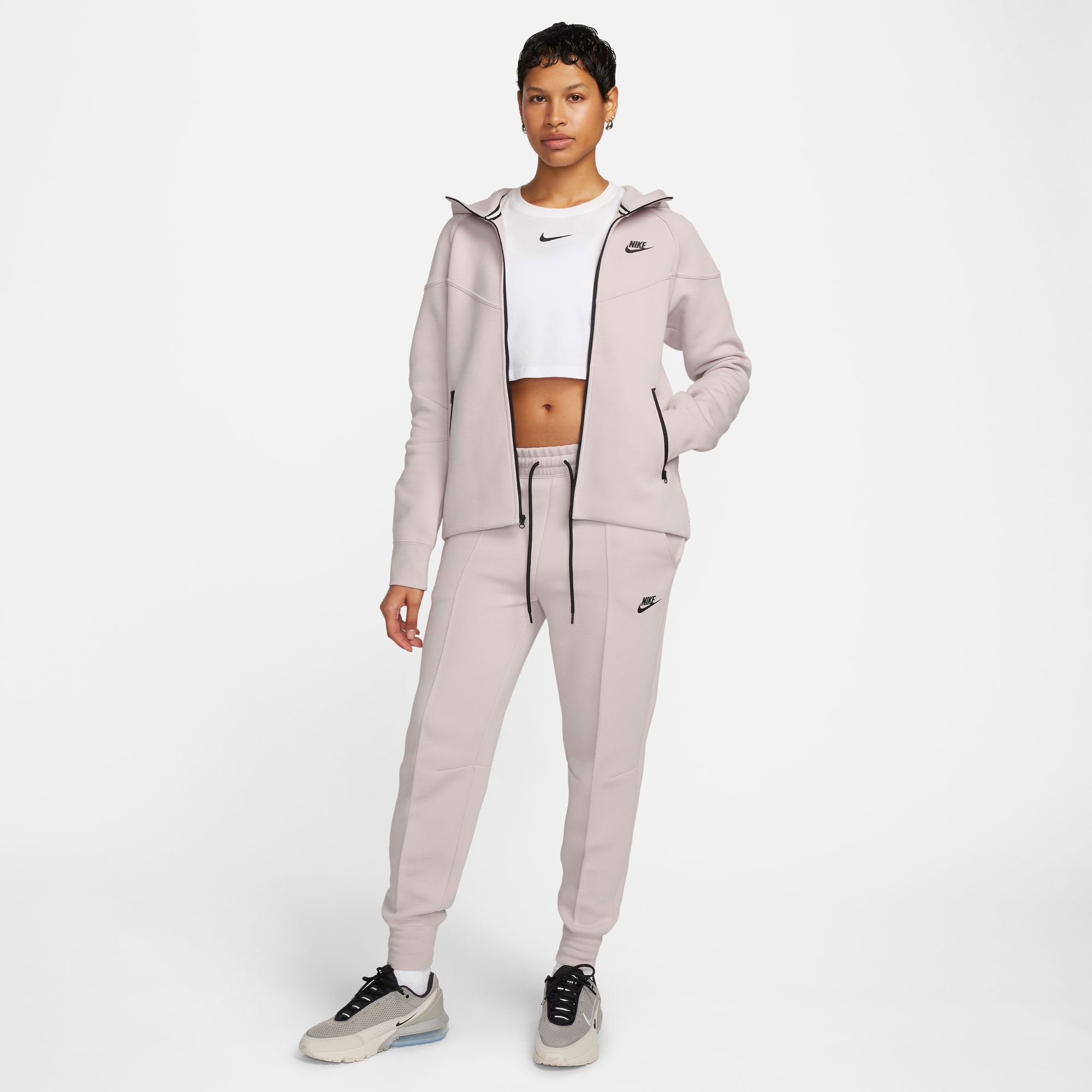 Nike Tech Fleece Women's Full-Zip Hoodie - Grey (8)