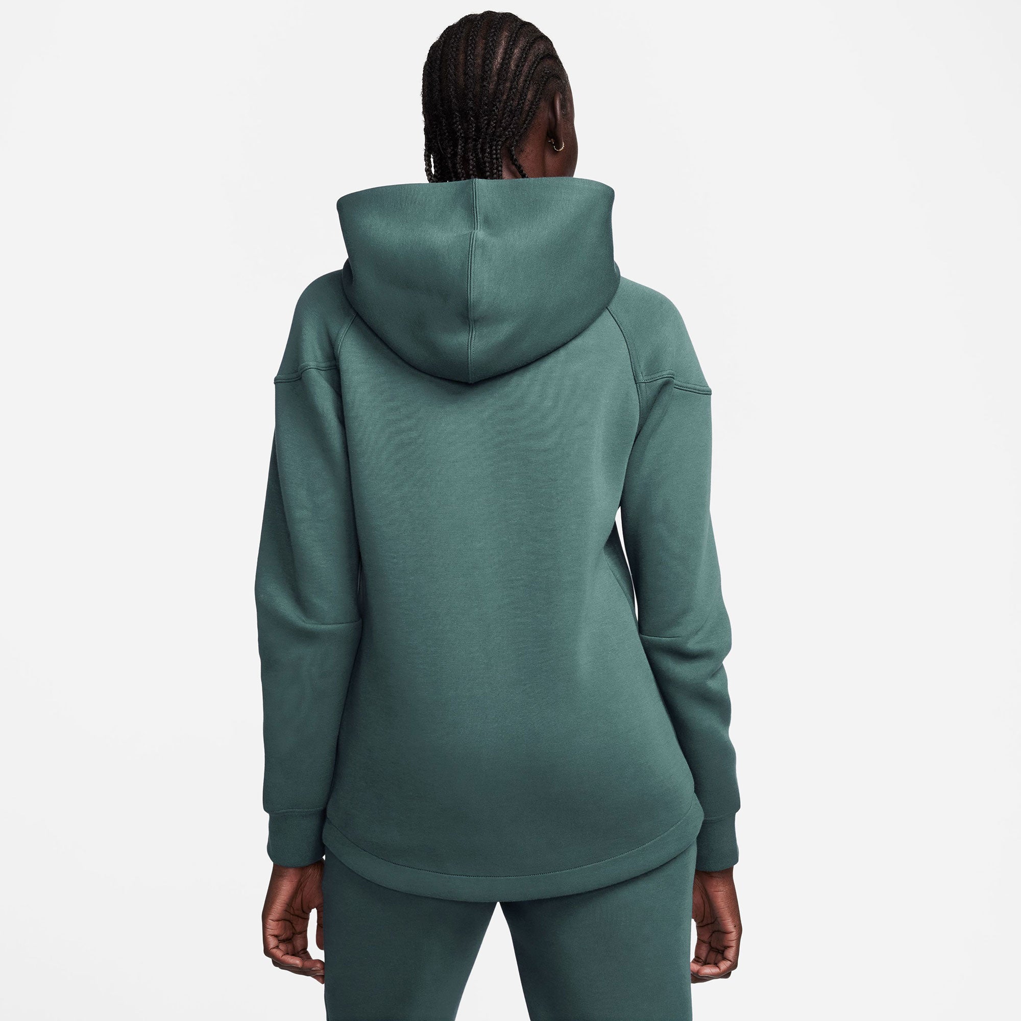 Nike Tech Fleece Women's Full-Zip Hoodie Green (2)