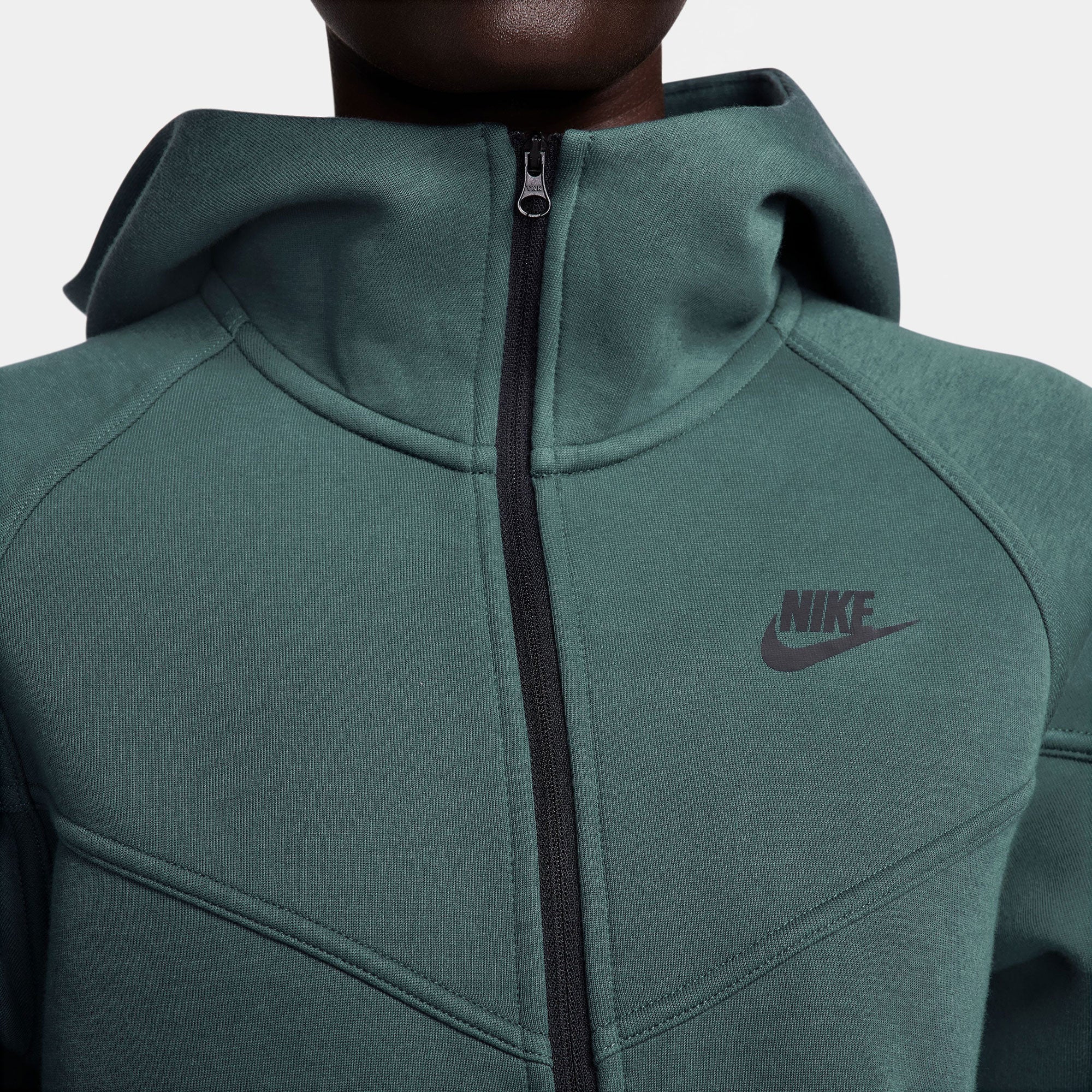 Nike Tech Fleece Women's Full-Zip Hoodie Green (4)