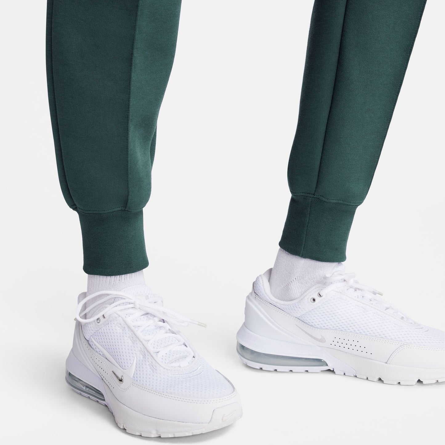 Nike Tech Fleece Women's Mid-Rise Pants Green (6)