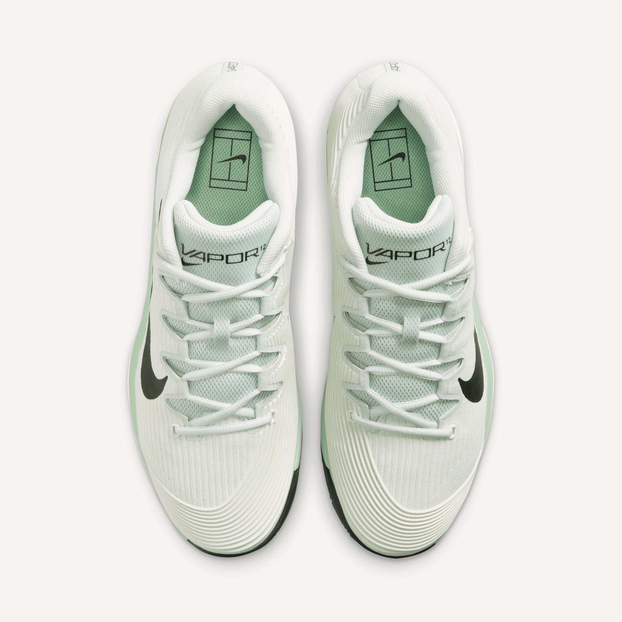 Nike Vapor 12 Men's Clay Court Tennis Shoes - Green (6)
