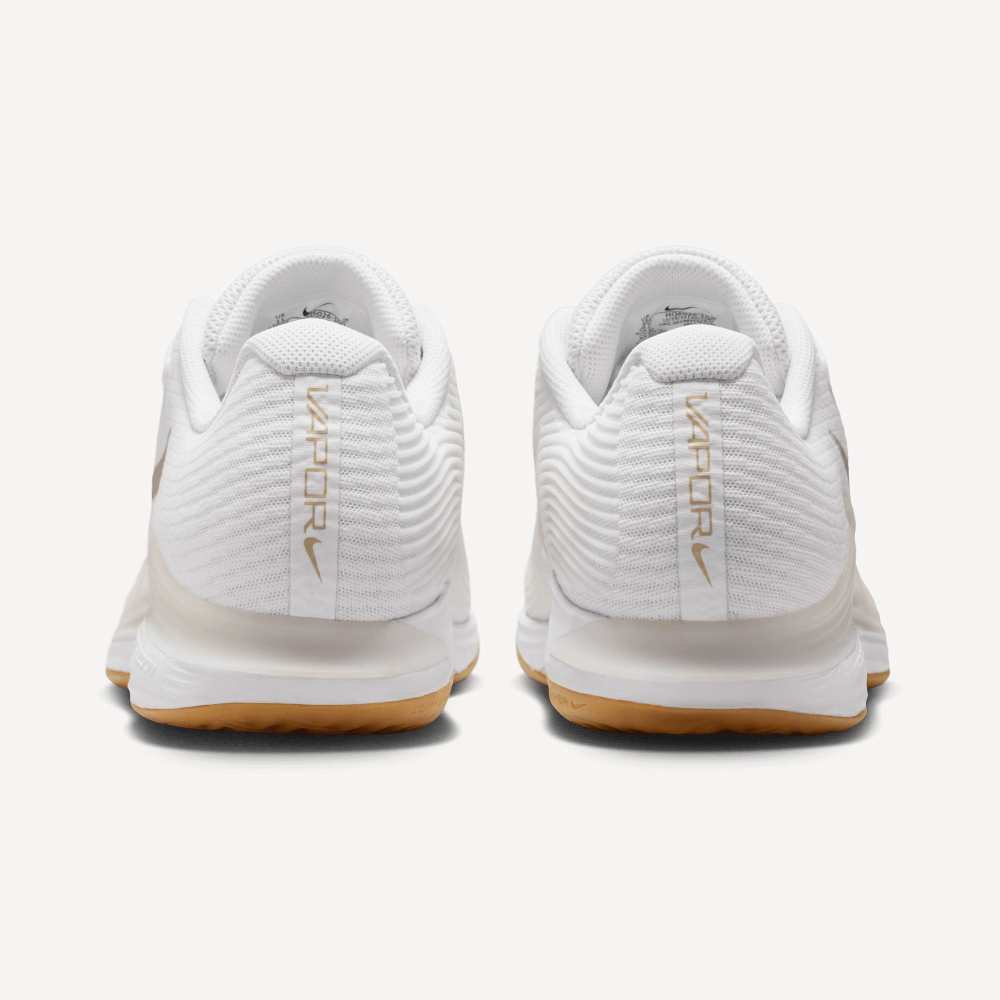 Nike Vapor 12 Men's Clay Court Tennis Shoes - White (5)