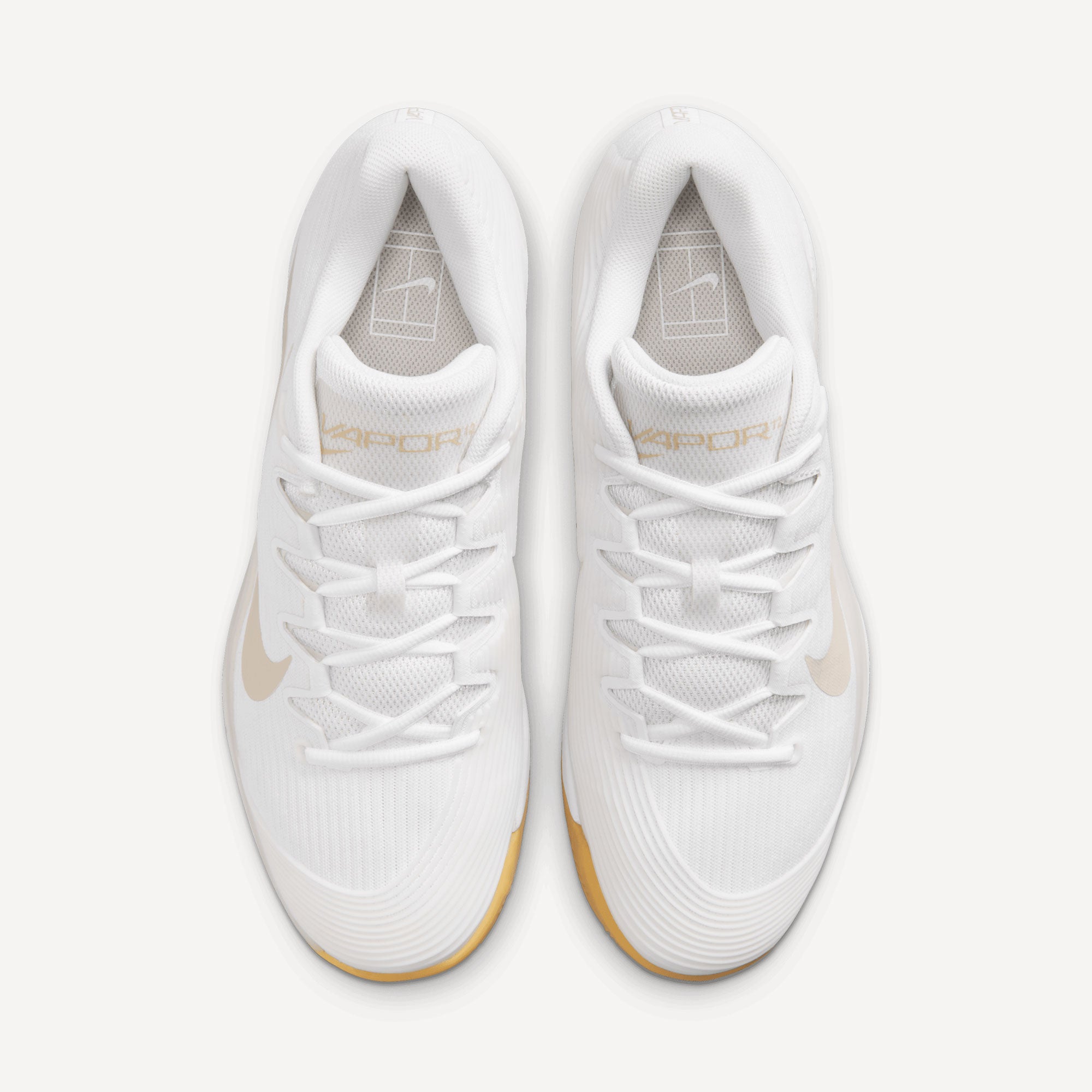Nike Vapor 12 Men's Clay Court Tennis Shoes - White (6)