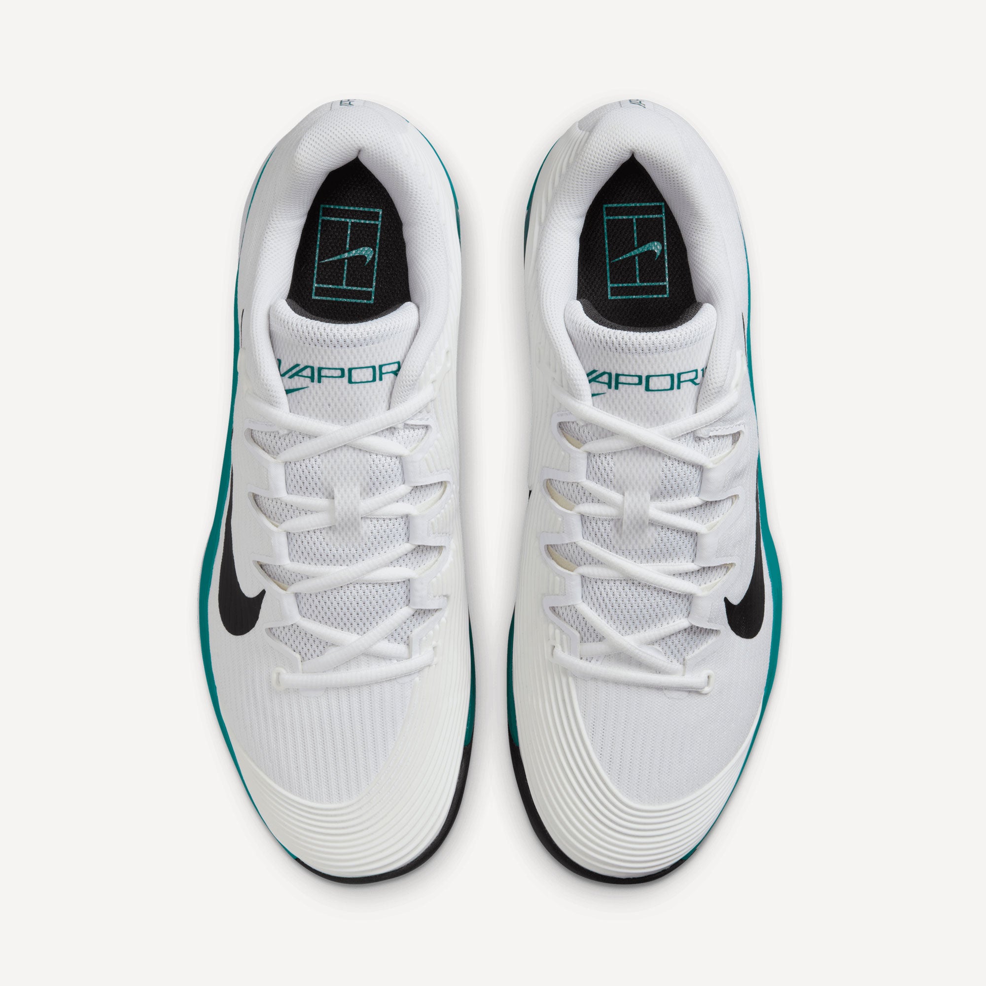 Nike Vapor 12 Men's Hard Court Tennis Shoes - White (6)