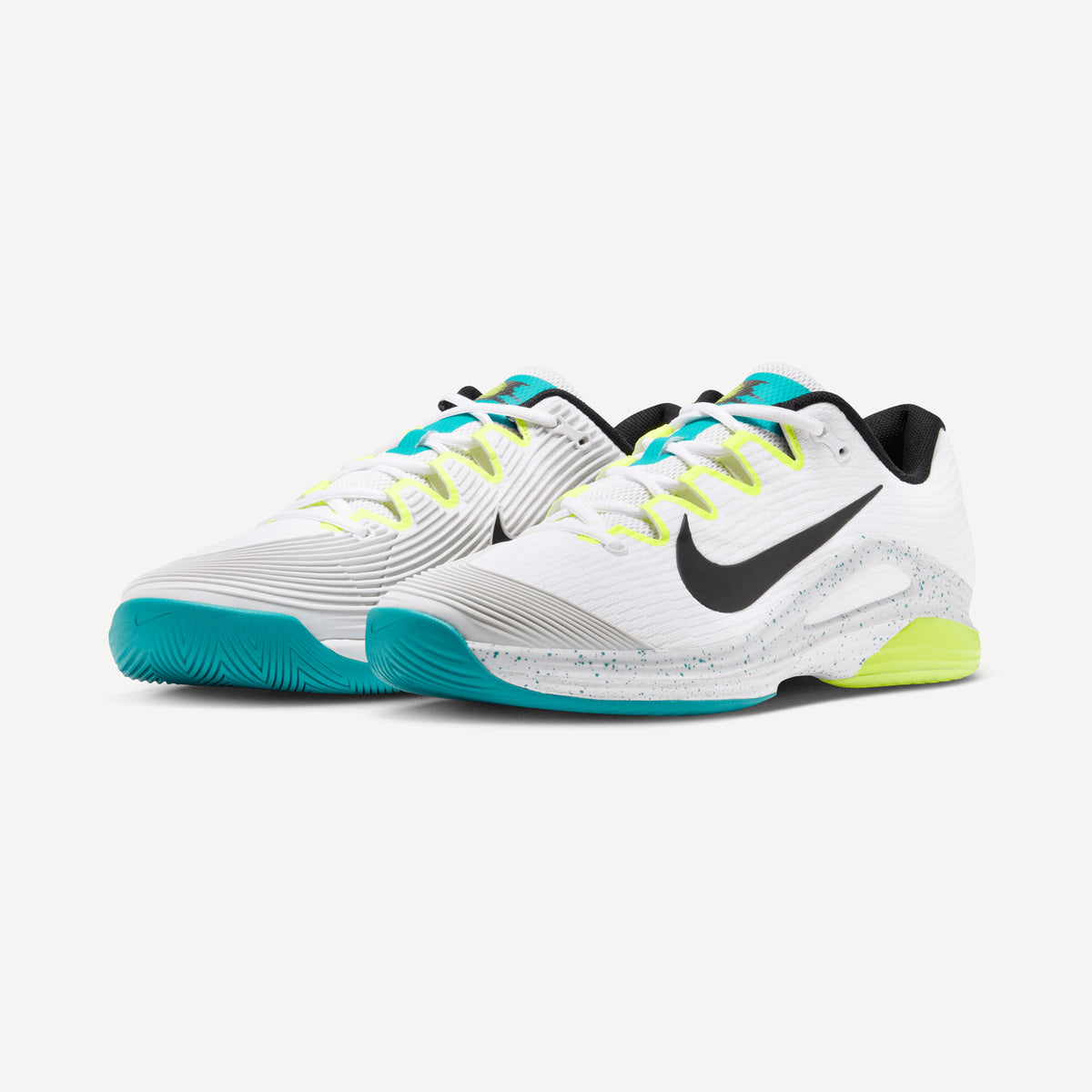 Nike Vapor 12 Men's Hard Court Tennis Shoes - White (4)