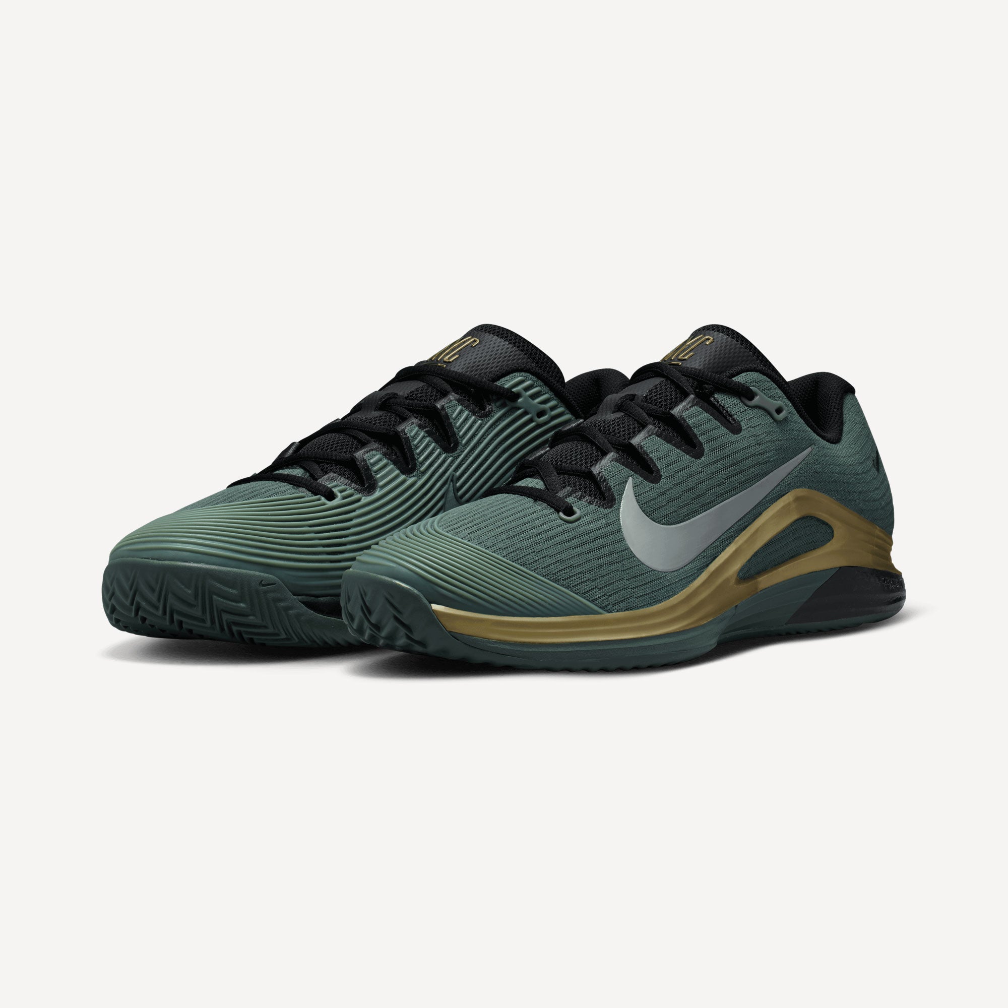 Nike Vapor 12 Premium Men's Clay Court Tennis Shoes - Green (4)