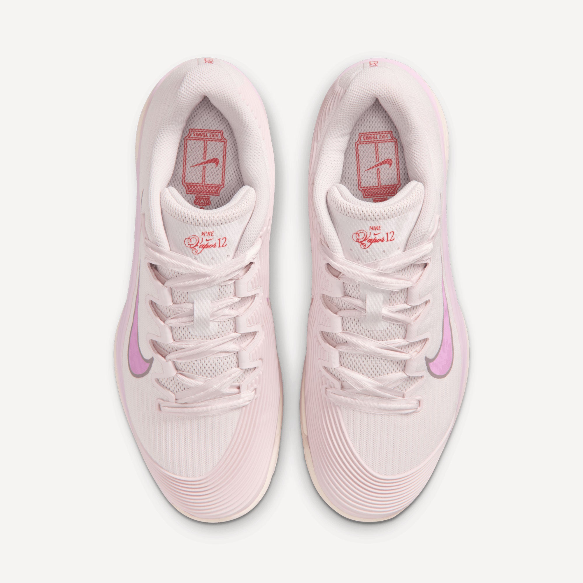 Nike Vapor 12 Premium Women's Clay Court Tennis Shoes - Pink (6)