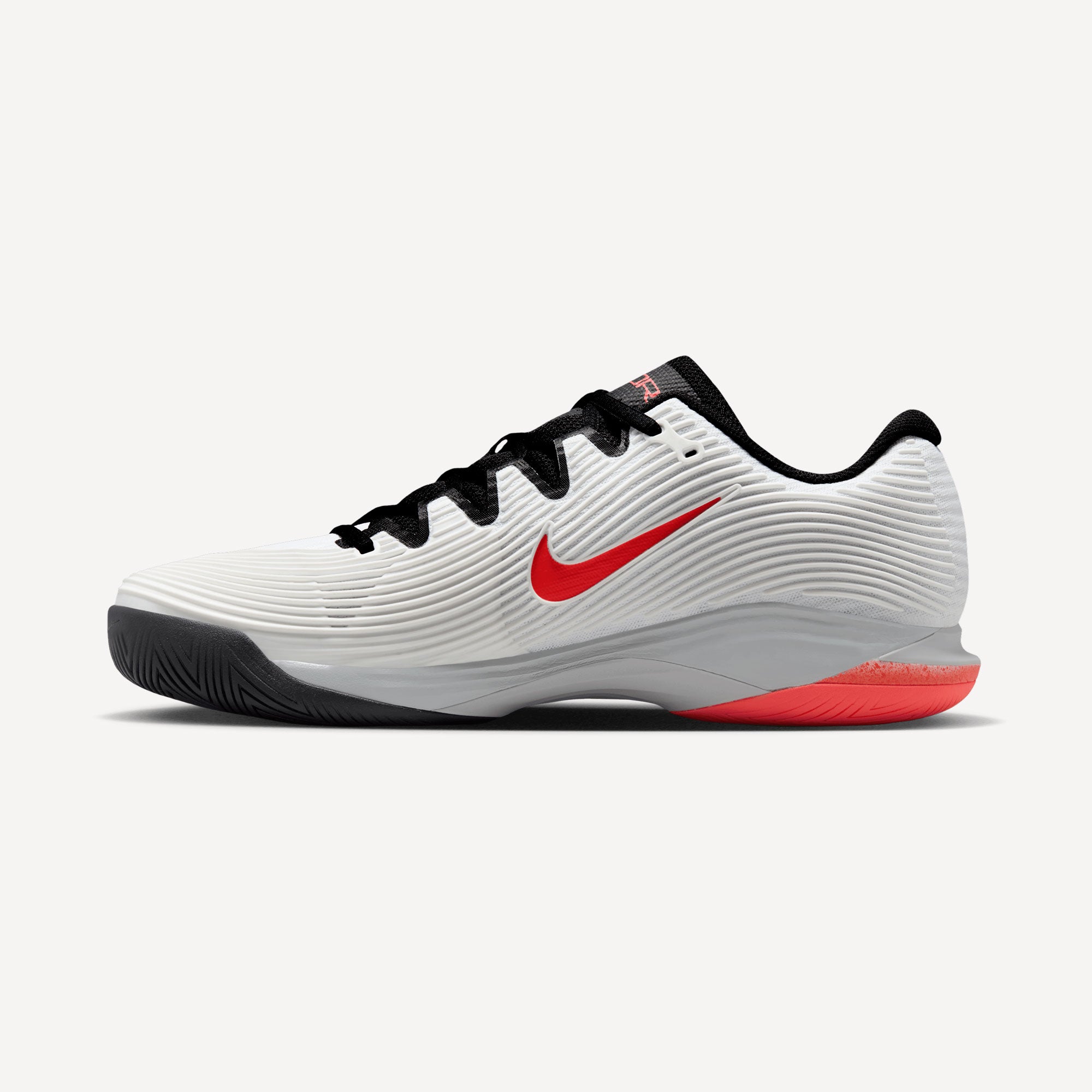 Nike Vapor 12 Hot Lava Men's Hard Court Tennis Shoes - White (3)