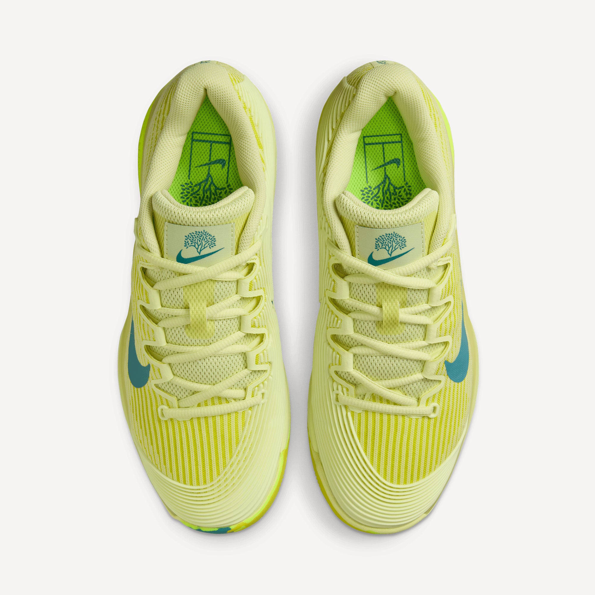 Nike Vapor 12 PRM Women's Hard Court Tennis Shoes - Green (6)