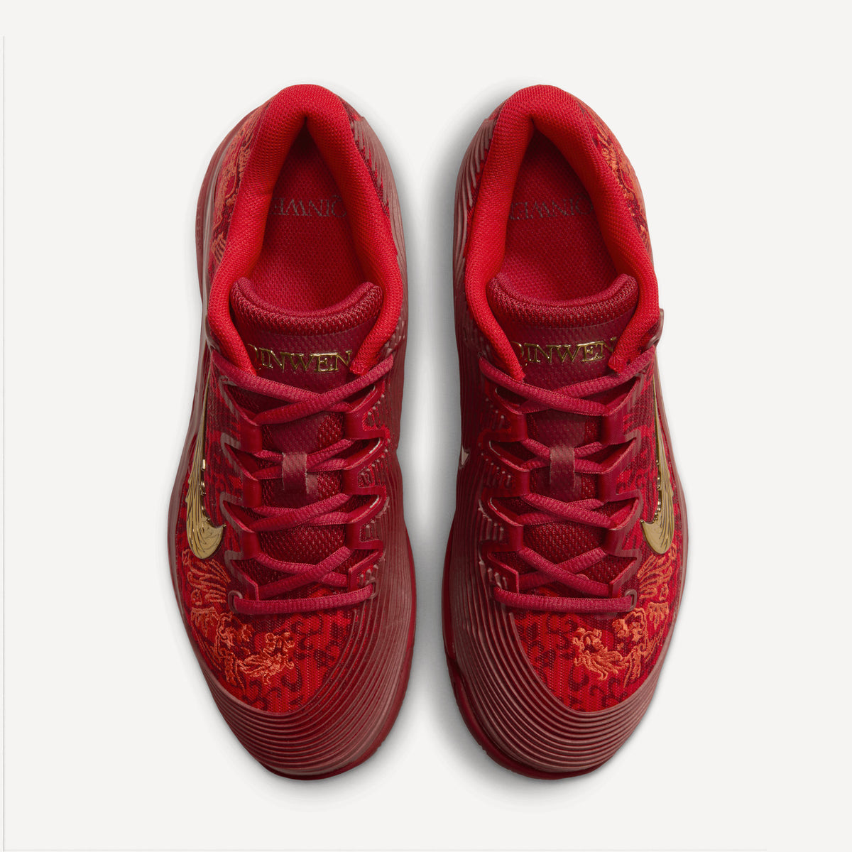 Nike Vapor 12 "Qinwen" Women's Clay Court Tennis Shoes - Red (6)