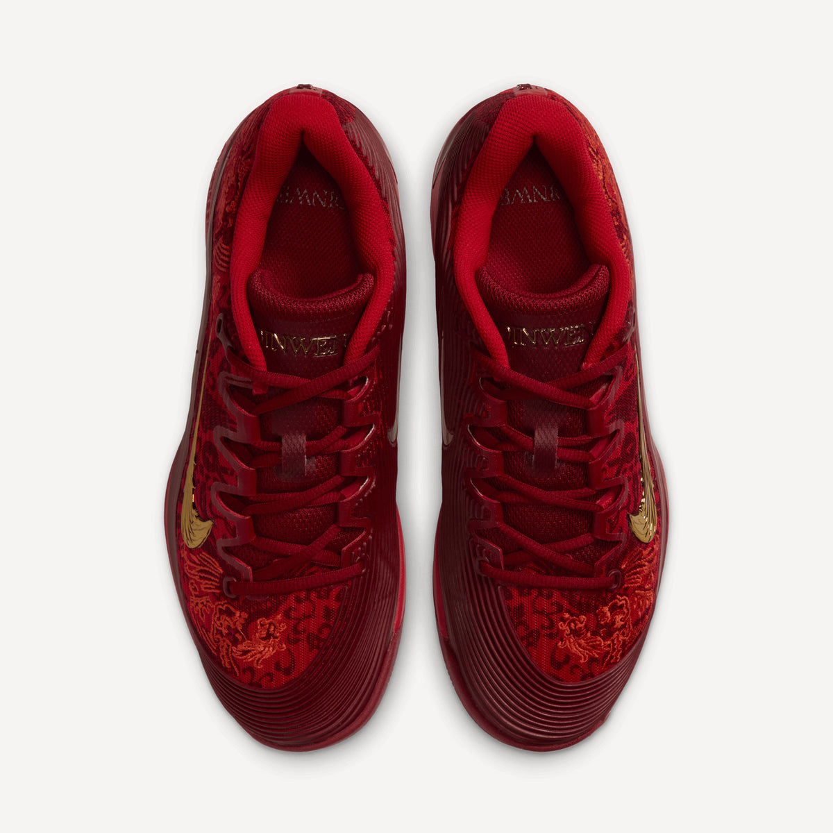 Nike Vapor 12 "Qinwen" Women's Hard Court Tennis Shoes - Red (6)